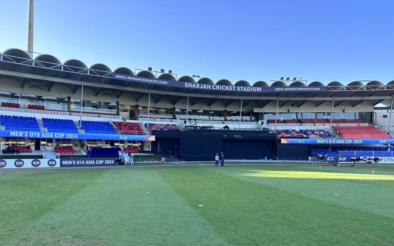 Sharjah Cricket Stadium pitch report [Source: @shahfaisalcric1/X.com]