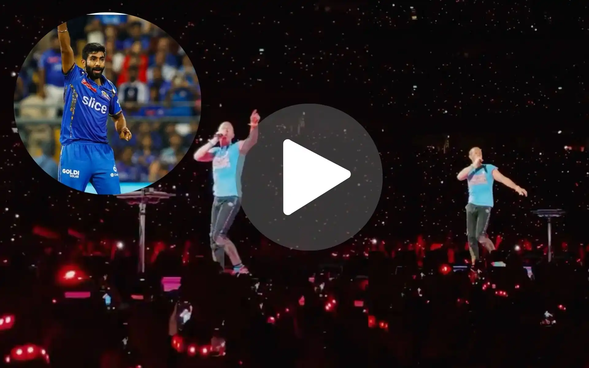 [Watch] Bumrah At Coldplay Concert! Chris Martin Hails Him As 'Best Bowler In World'