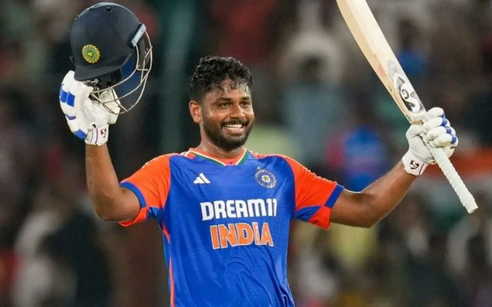 Sanju Samson in T20I format (Source:@Over_and_out1)