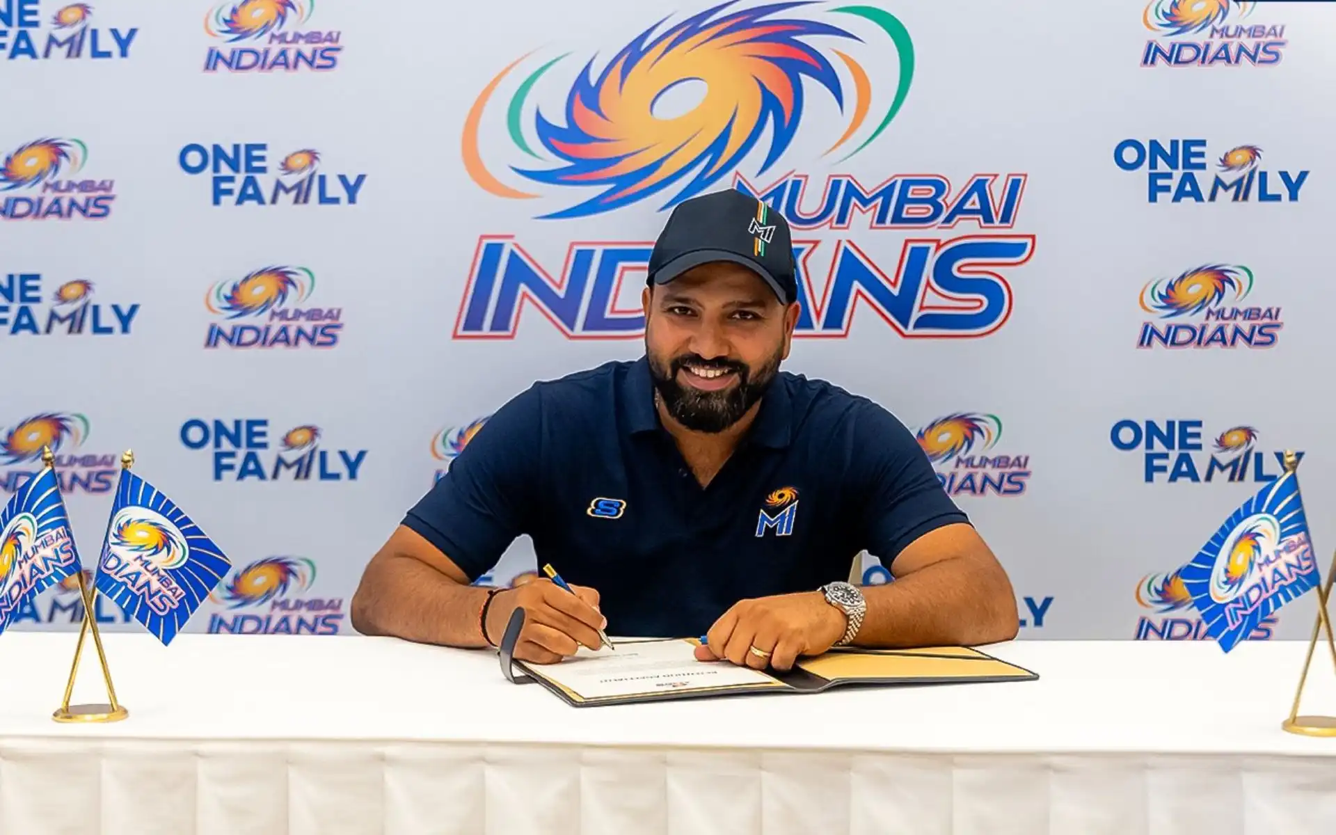 Rohit Sharma and IPL Auction [Source: @mipaltan/X.com]