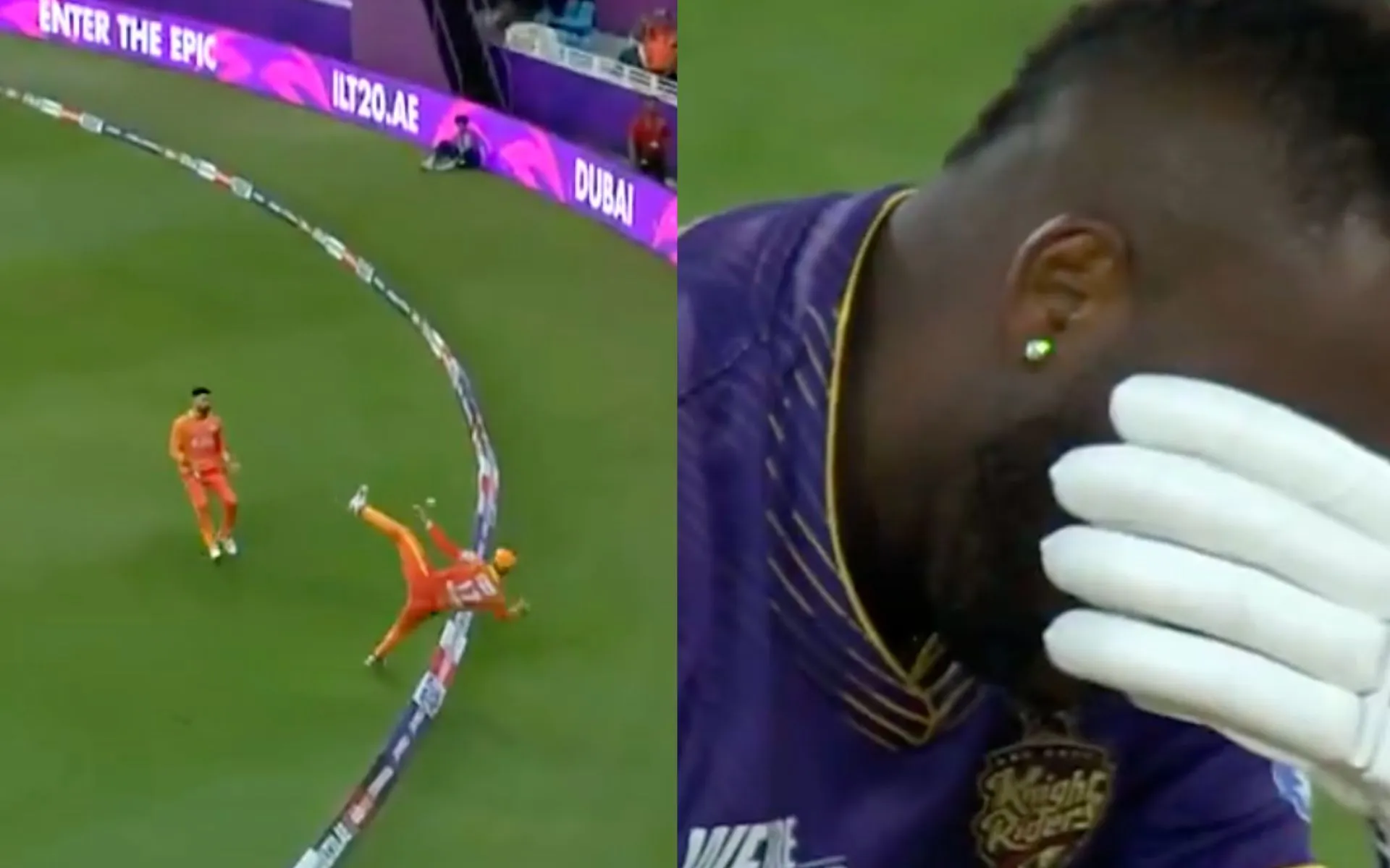 Gerhard Erasmus took an unbelievable catch in ILT20 [Source: @ilt20onzee/x.com]