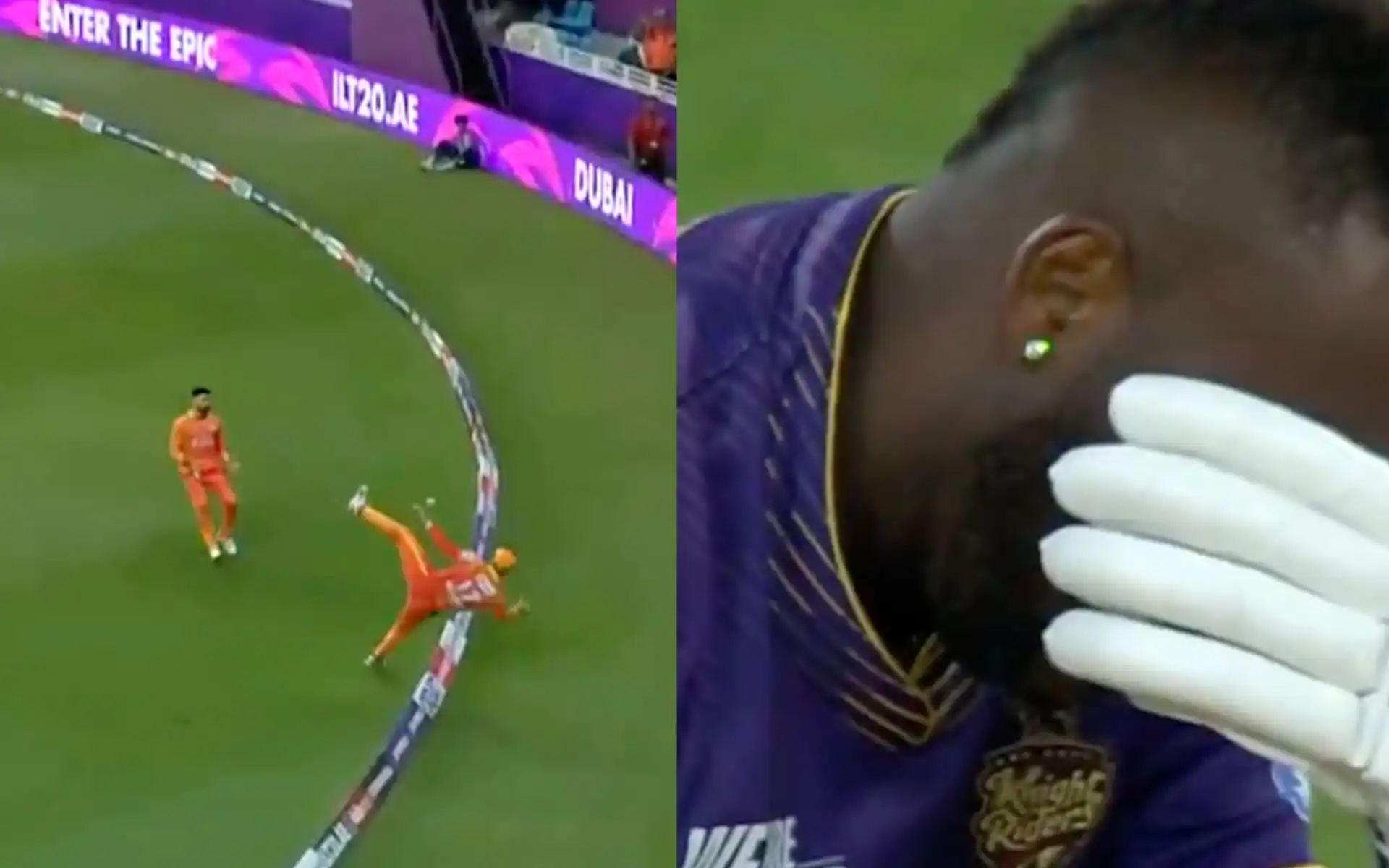 Gerhard Erasmus took an unbelievable catch in ILT20 [Source: @ilt20onzee/x.com]