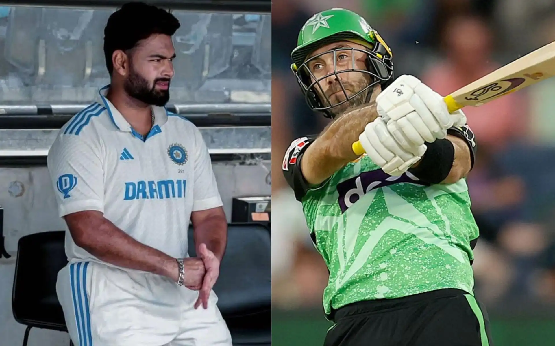 Rishabh Pant and Glenn Maxwell [Source: @Star_boy_55, @BBL/x]