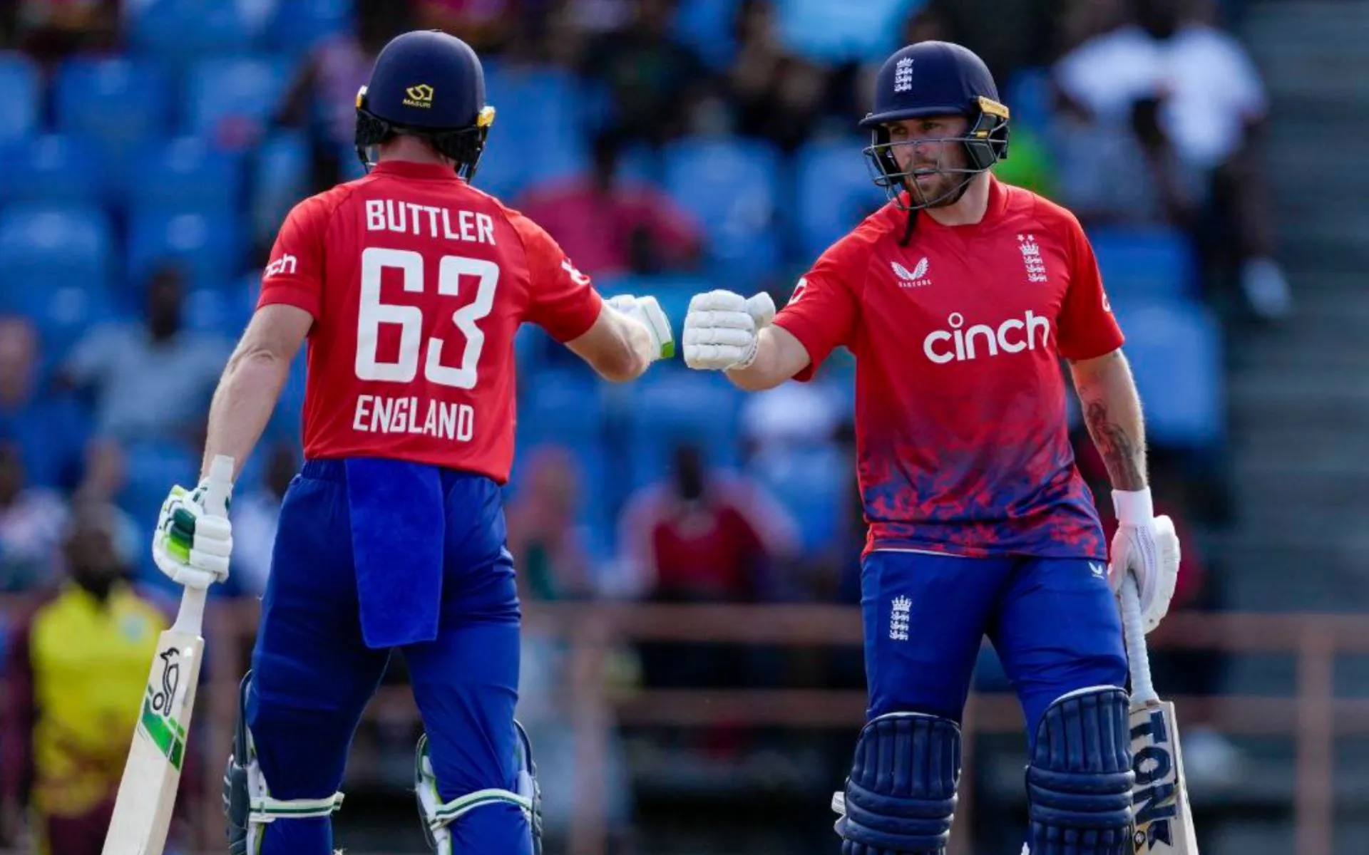 Phil Salt with Jos Buttler [Source: @Rajiv1841/X]