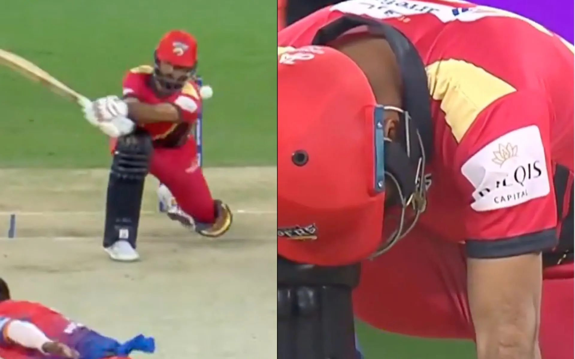Fakhar Zaman's wicket in ILT20 (Source: @ilt20onzee/X.com)