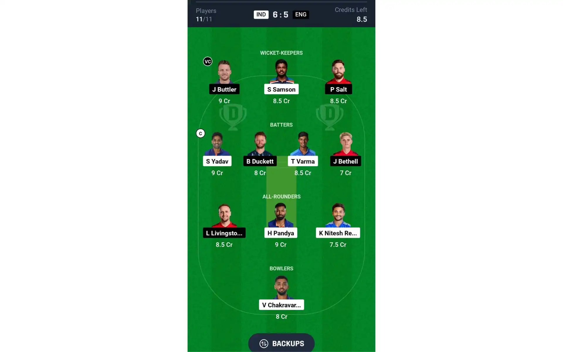 IND vs ENG, T20I Series: Dream11 Prediction For Match 1 [Soruce: @Dream11 App]