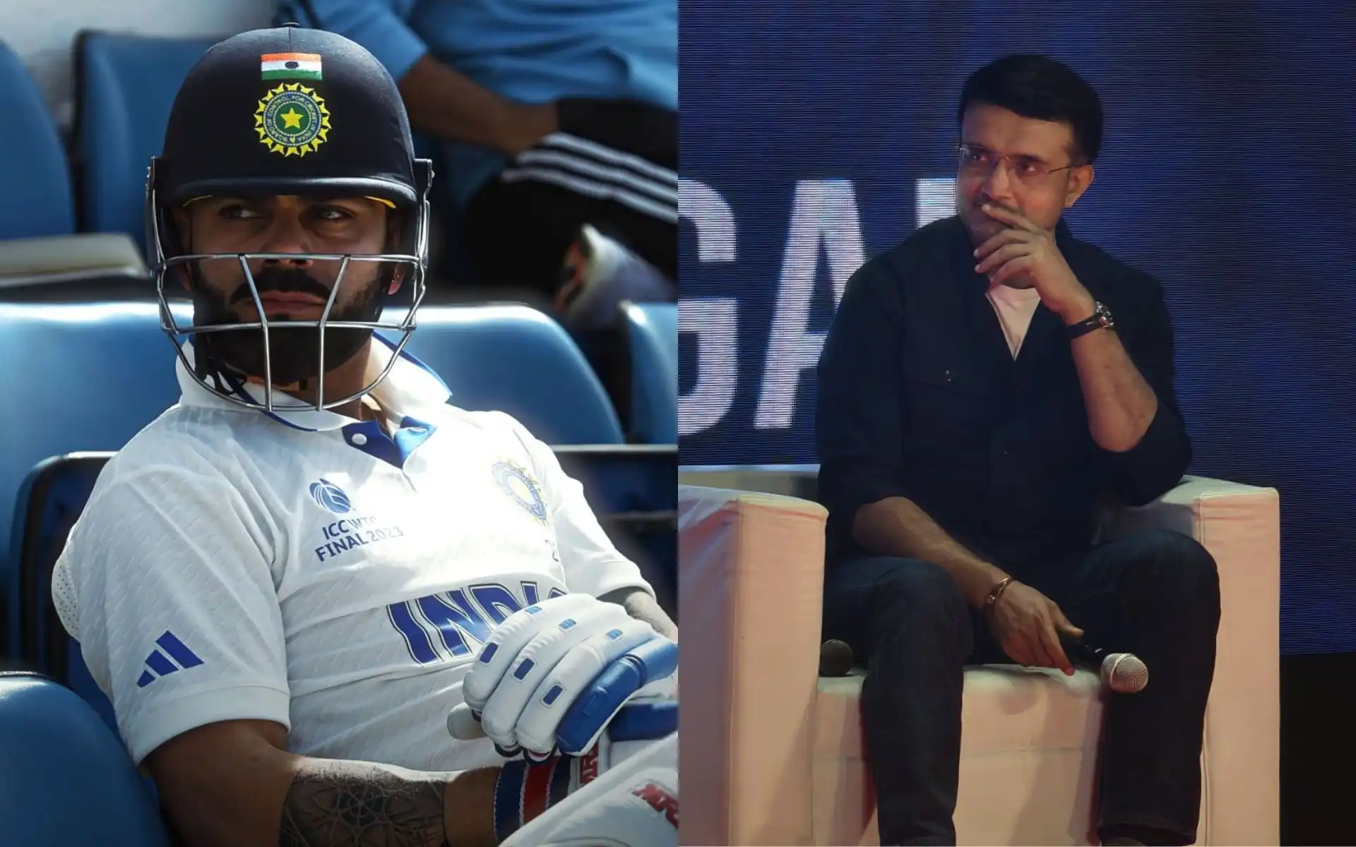 Virat Kohli gets backing from Sourav Ganguly [Source: @CricketWithPJ, @mufaddal_vohra/X.com]