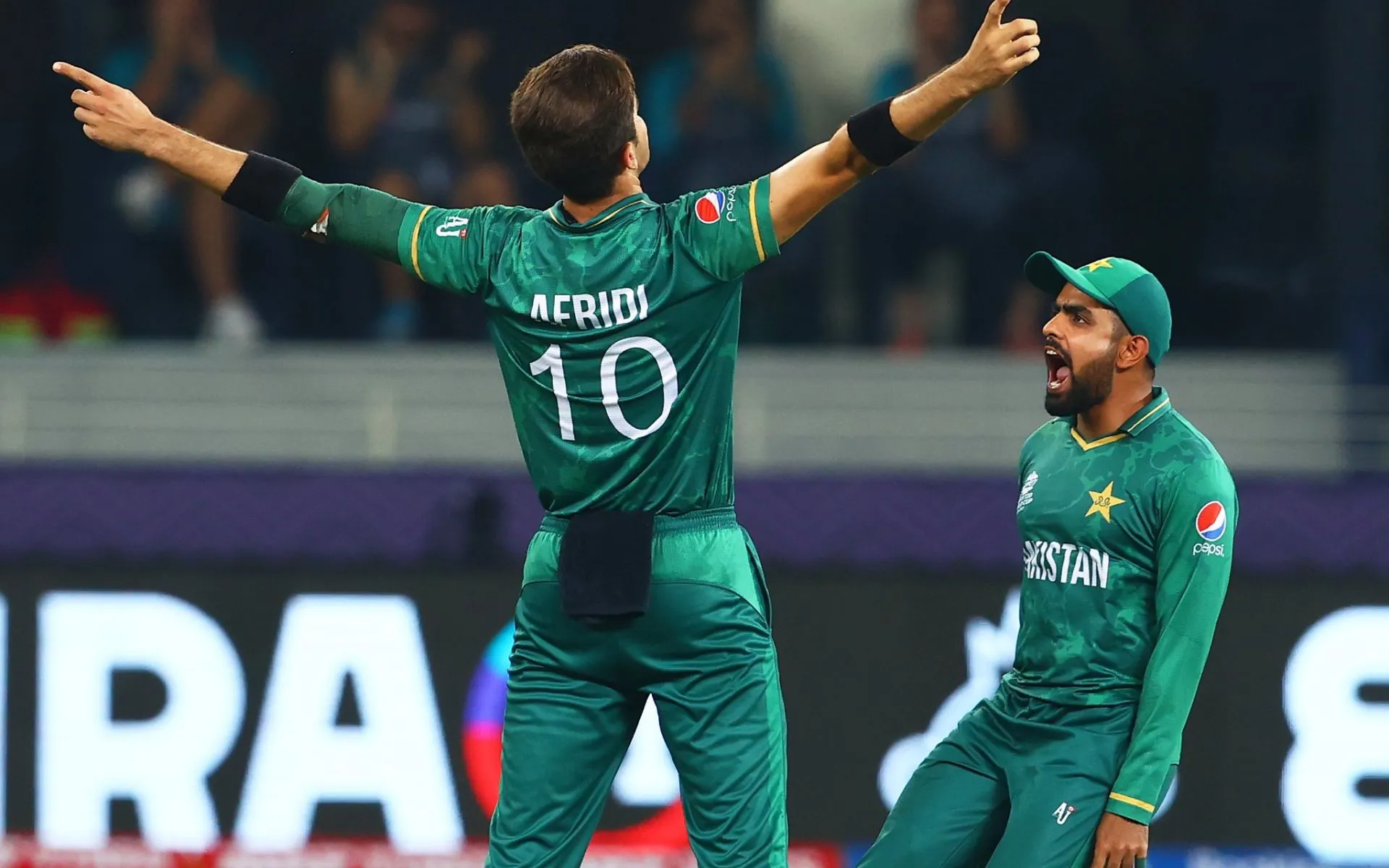 Shaheen Afridi and Babar Azam - (Source:@TheCricketerMag/X.com)