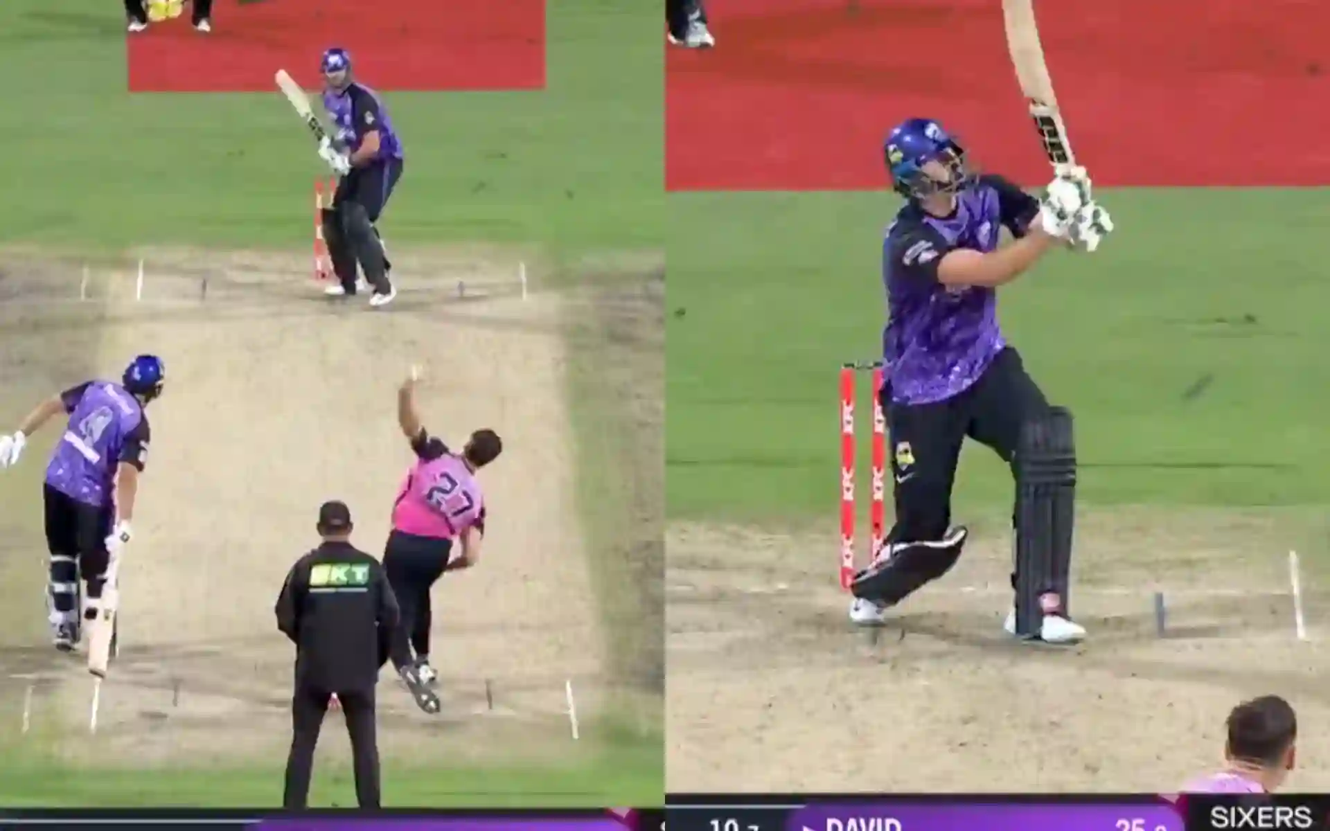 Tim David's embarrassing dismissal in BBL qualifier [Source: @BBL/X]