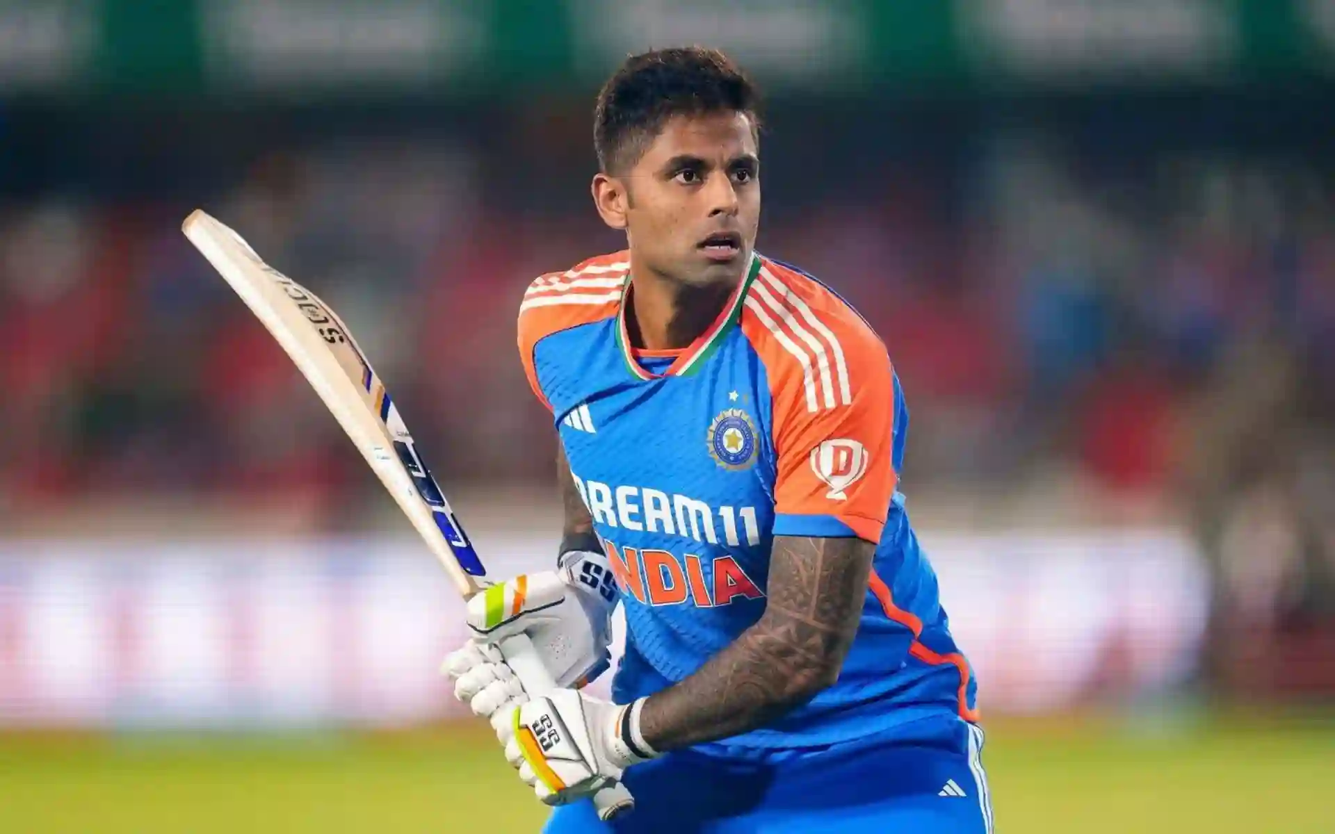 Suryakumar Yadav has had contrasting fortunes in the two white-ball formats. [Source: @realdpthakur17/X]
