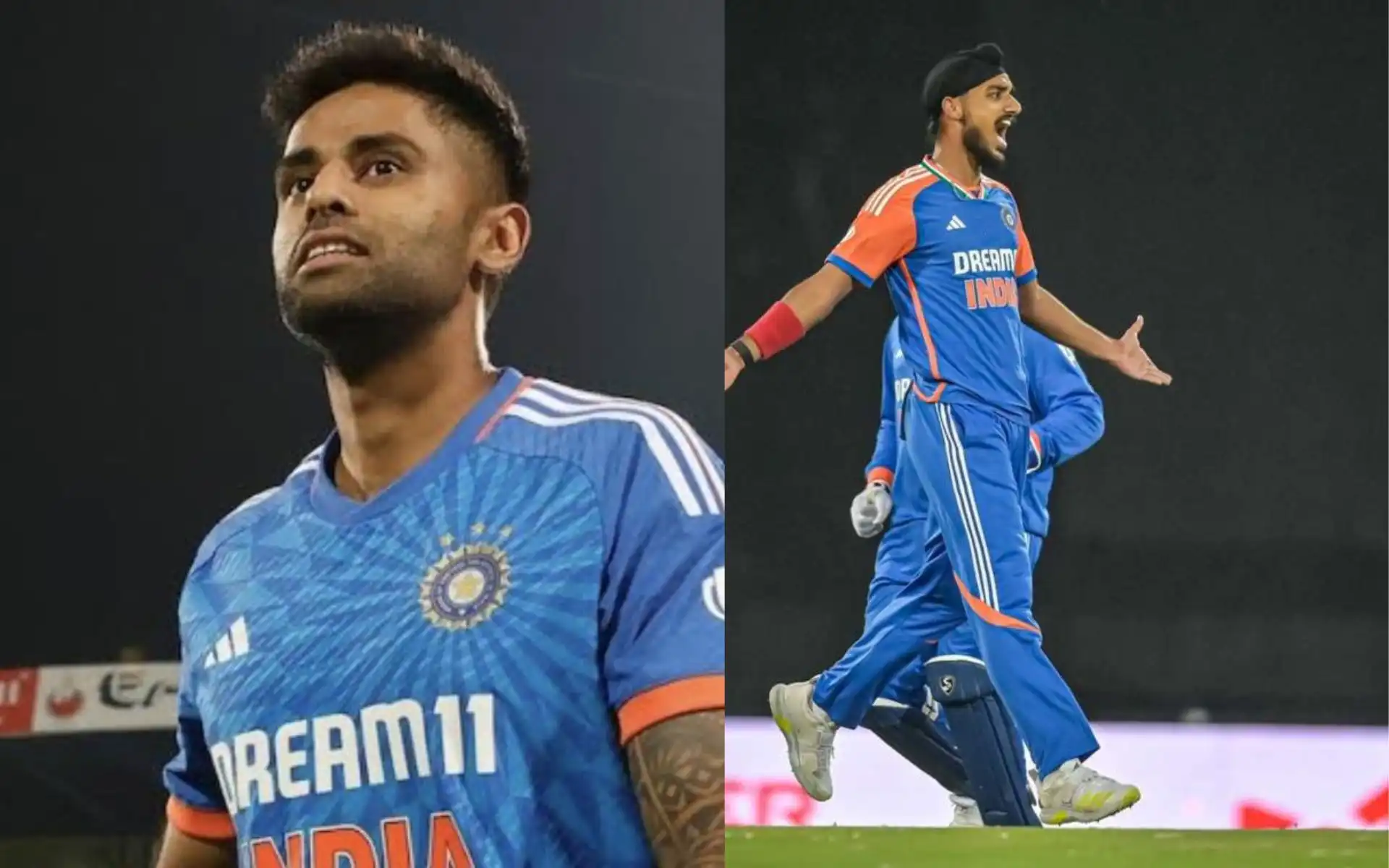 Suryakumar Yadav and Arshdeep Singh (Source:@VikasYadav66200,x.com)