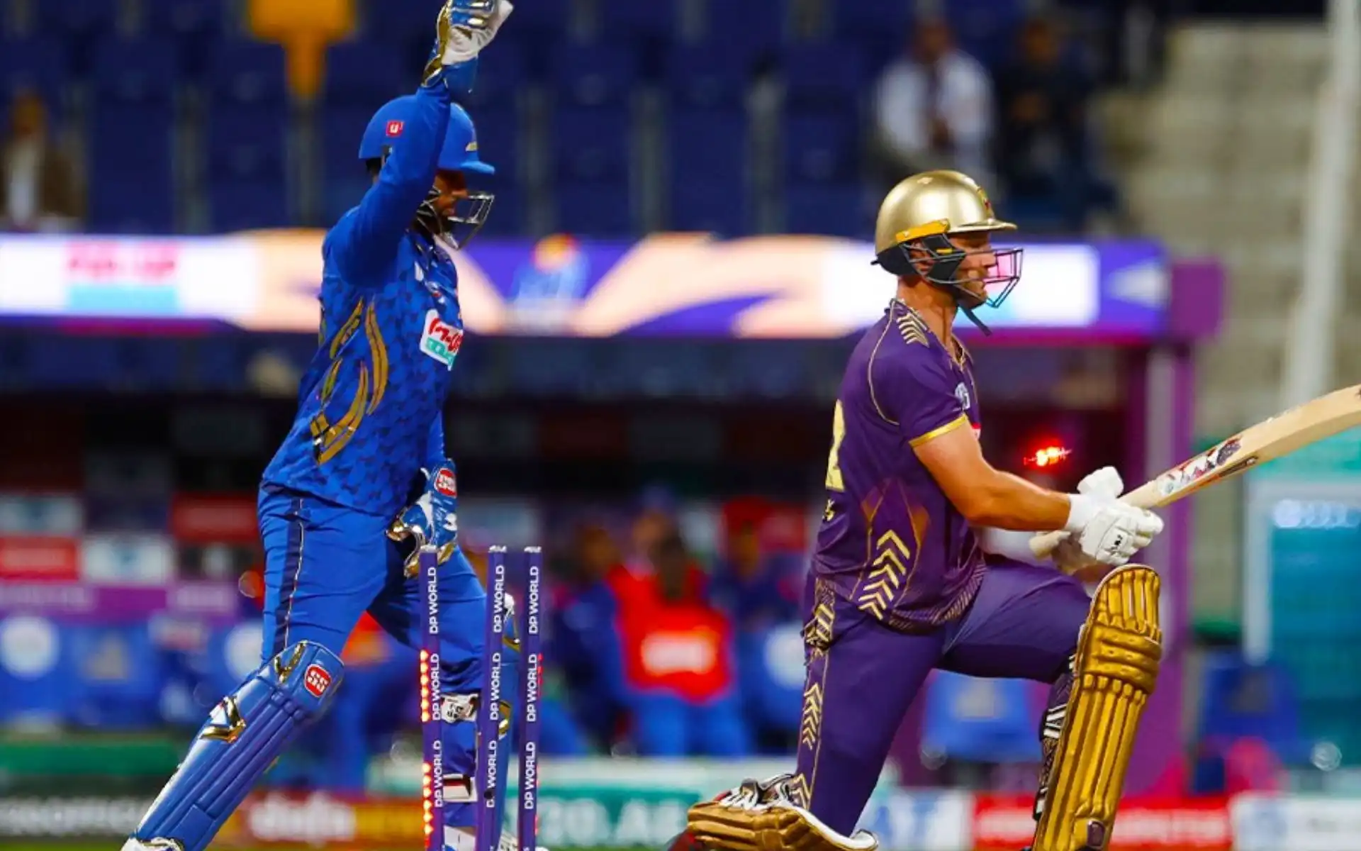 Abu Dhabi Knight Riders faces defeat vs MI Emirates in ILT20 2025 [Source: @MIEmirates/X.com]