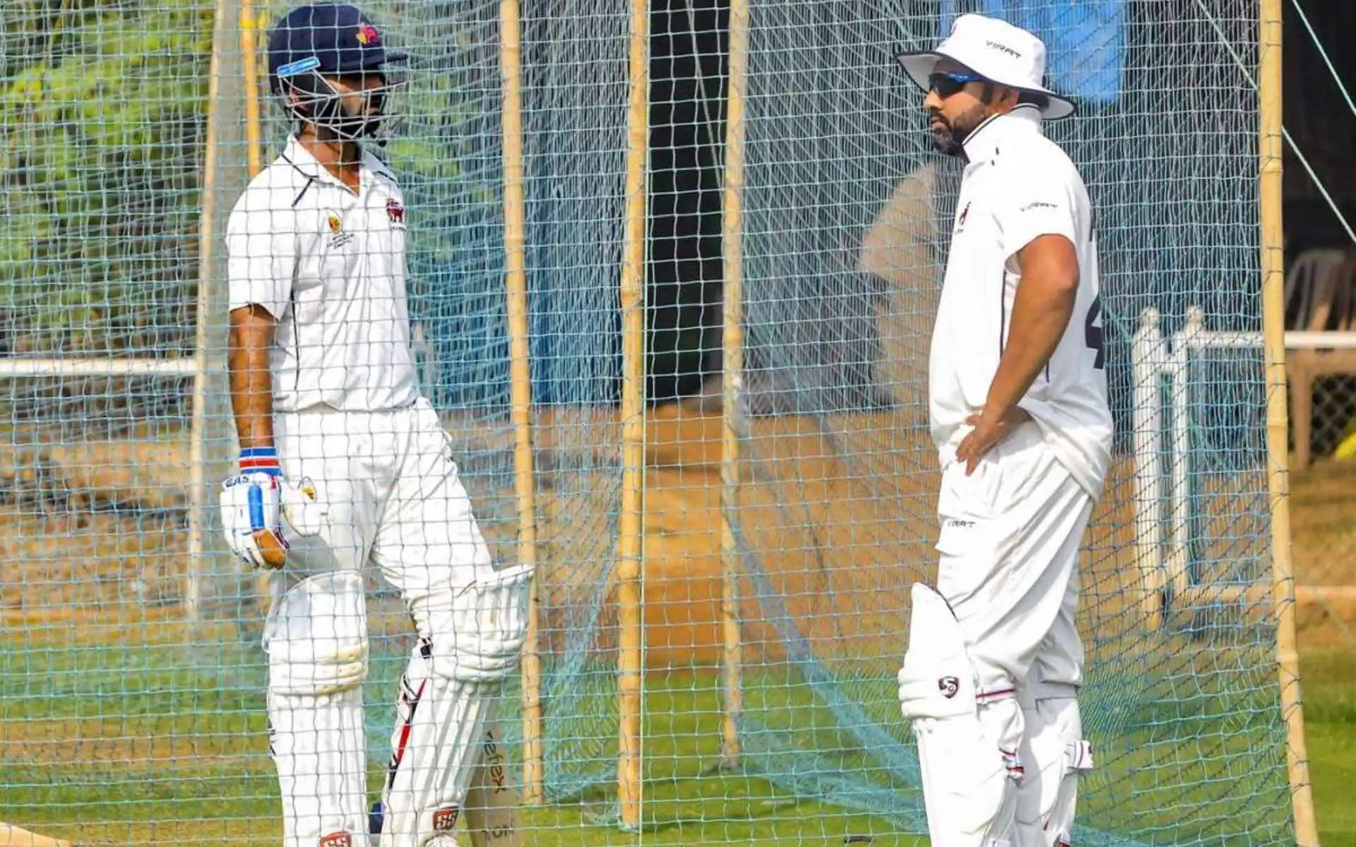 Rohit Sharma and Ajinkya Rahane (Source:@@rushiii_12,x.com)