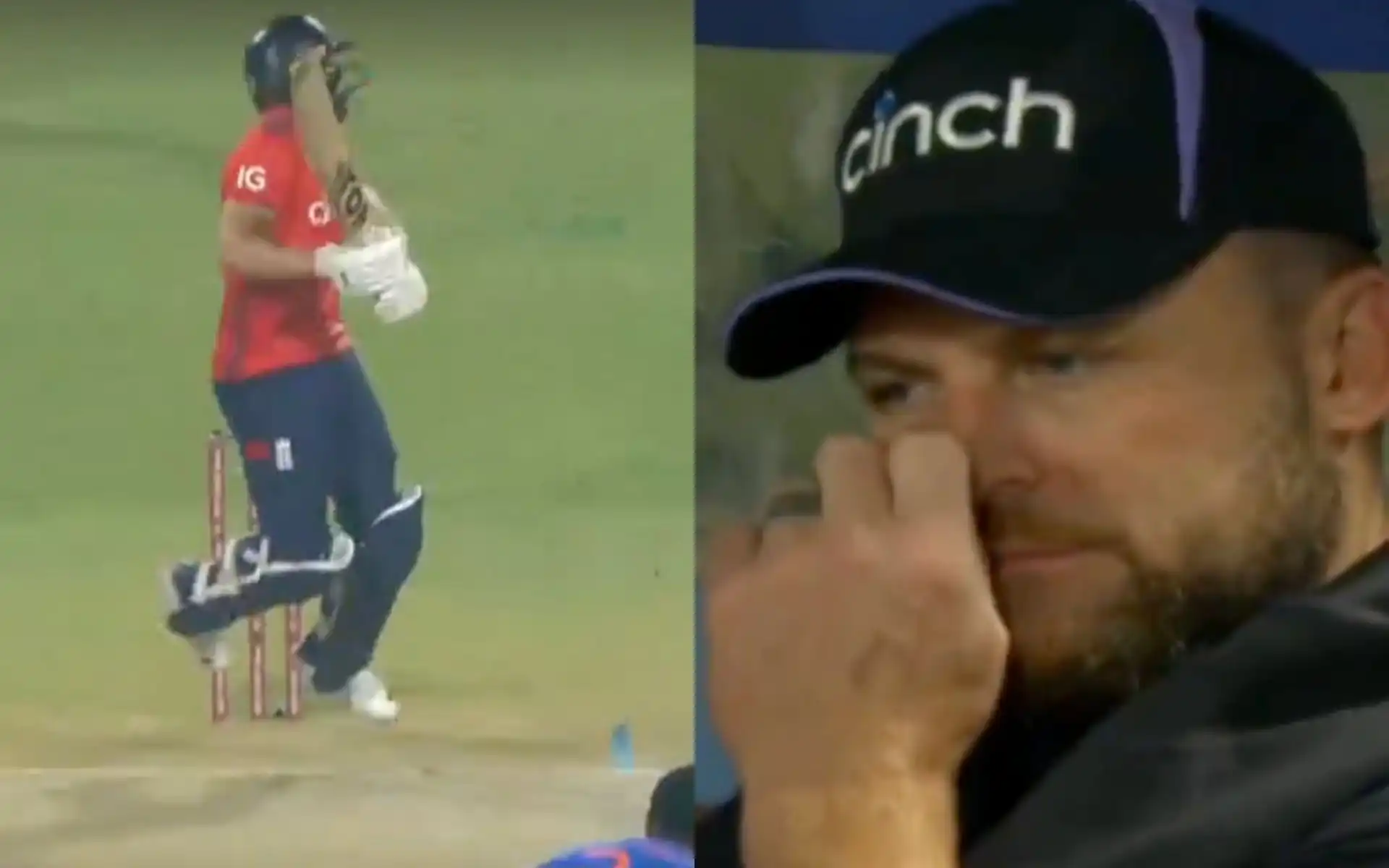 McCullum upset for the fall of Phil Salt [Source: @StarSportsIndia/x.com]