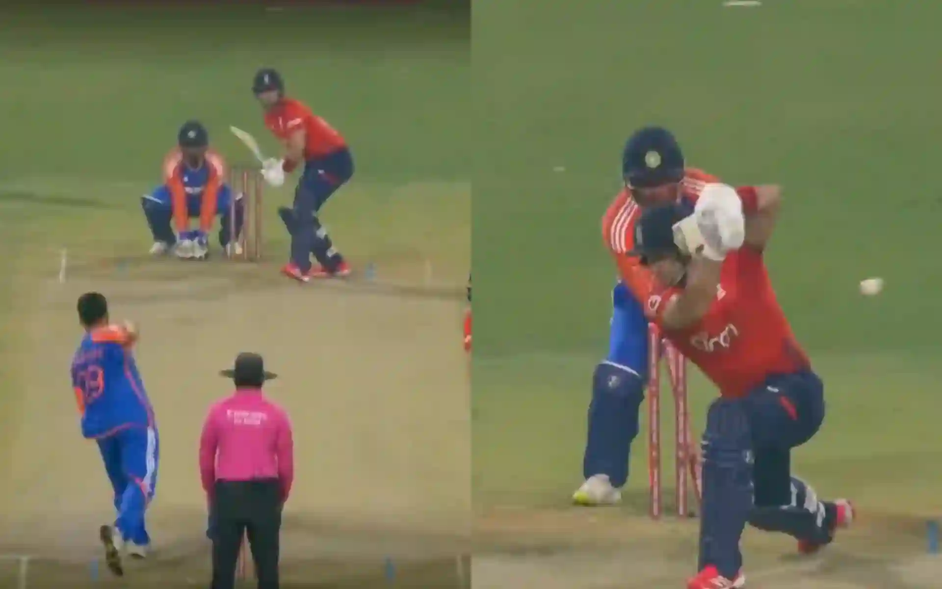 Varun dismissed Livingstone with a beauty [Source: @21OneTwo34/X]