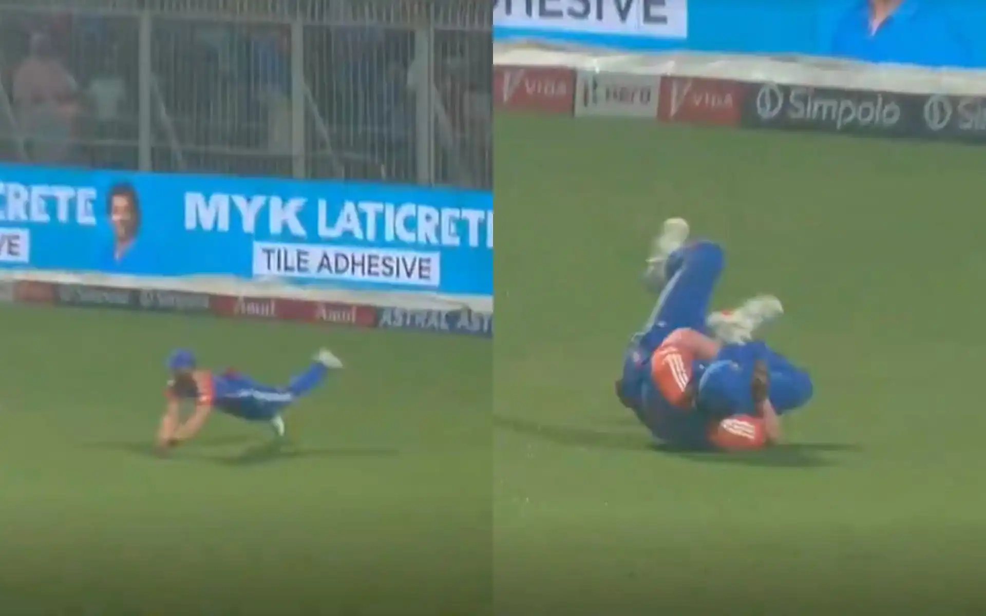 Reddy's stunning catch to get Buttler in 1st T20I [Source: @21OneTwo34/X]