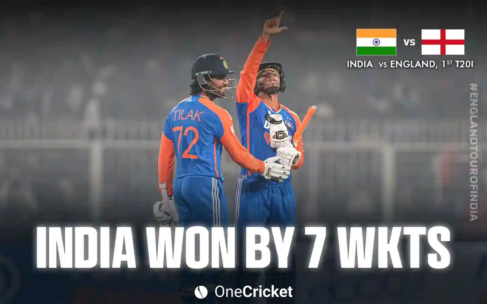IND vs ENG 1st T20I (Source:OneCricket)