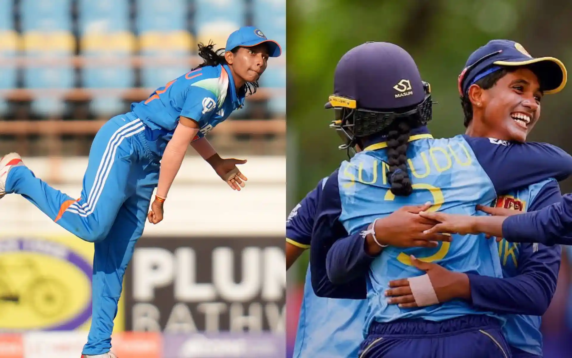 भारत का सामना श्रीलंका से होगा [Source: @OfficialSLC, @BCCIWOmen/X.com]