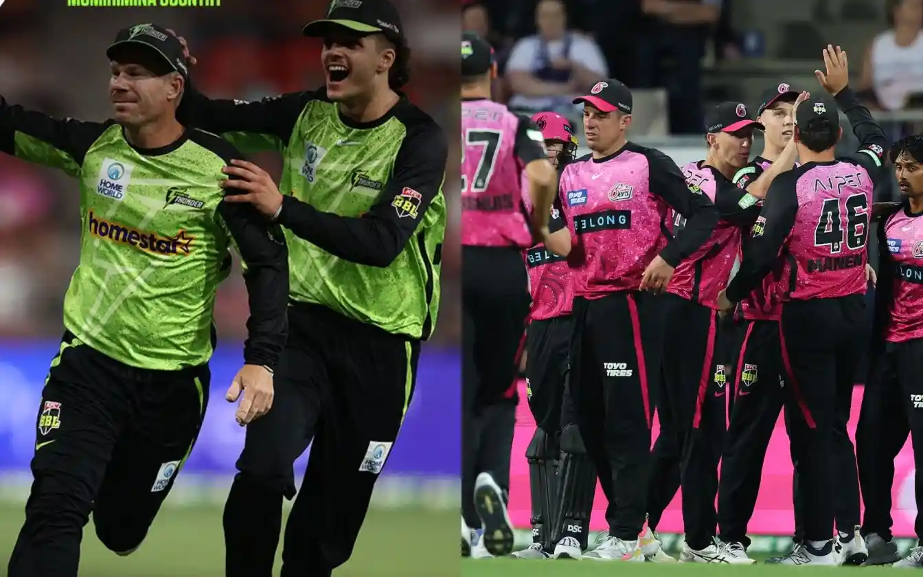 SIX vs THU [Source: @BBL, @ThunderBBL/X.com]