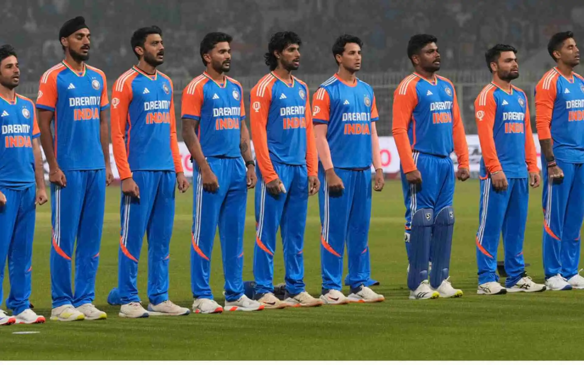 Indian team in first T20I (Source: AP Photos)