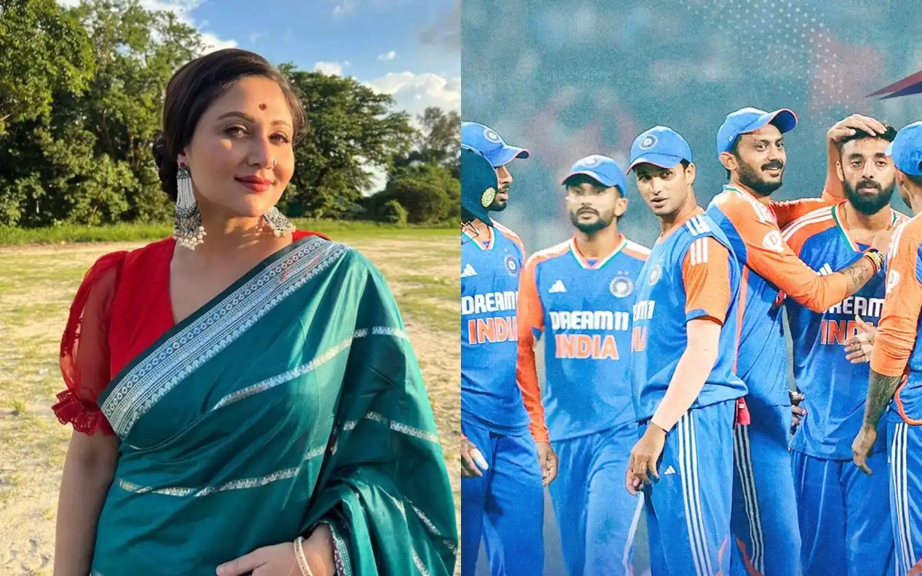 Indian actress' tickets for India-England T20I stolen [Source: @asanjanarahi, @BCCI/X.com]