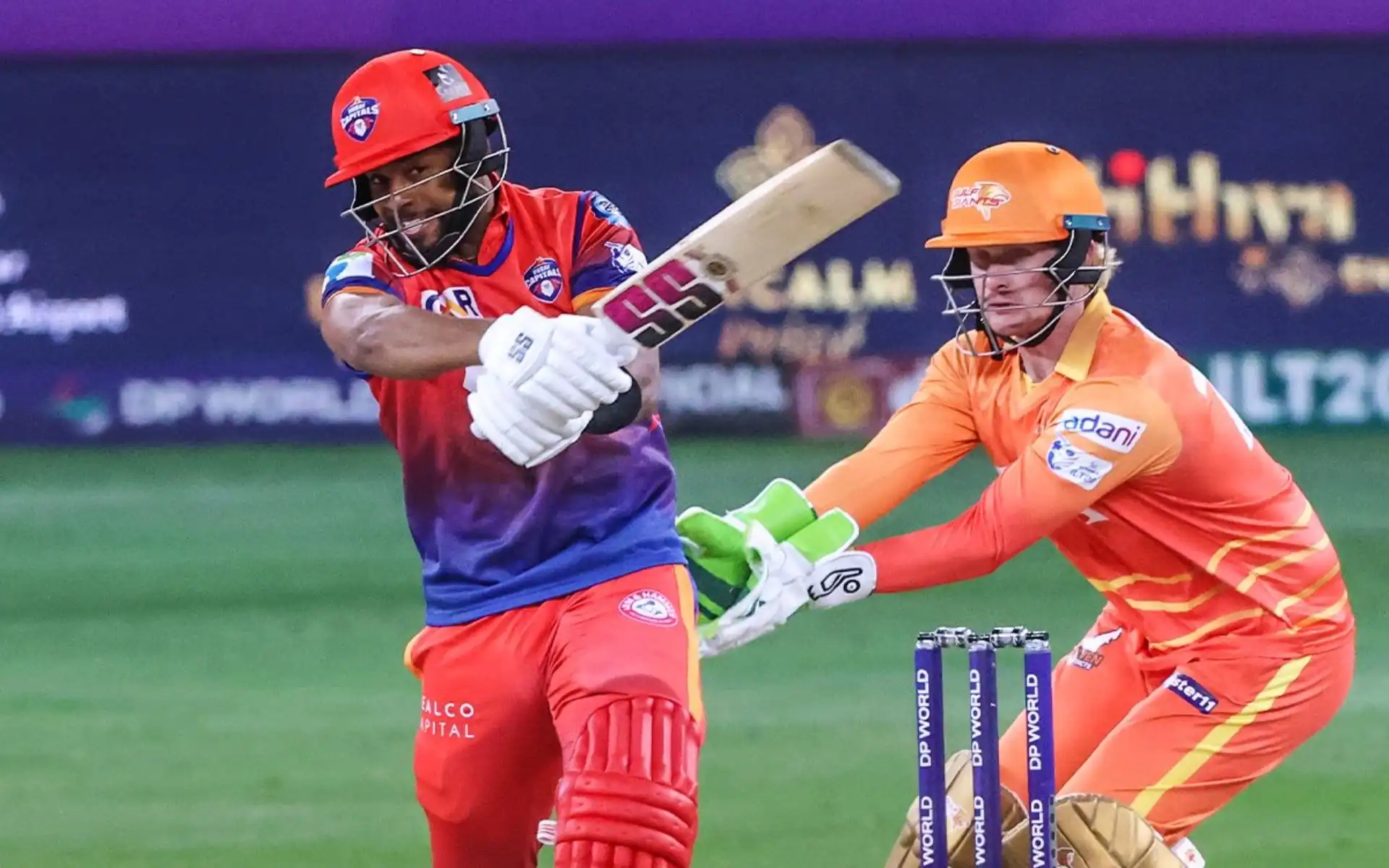 ILT20 2025 Capitals vs Giants Highlights: Dasun Shanaka’s Blazing Finish Helps Capitals Win After Shai Hope’s Anchor Knock