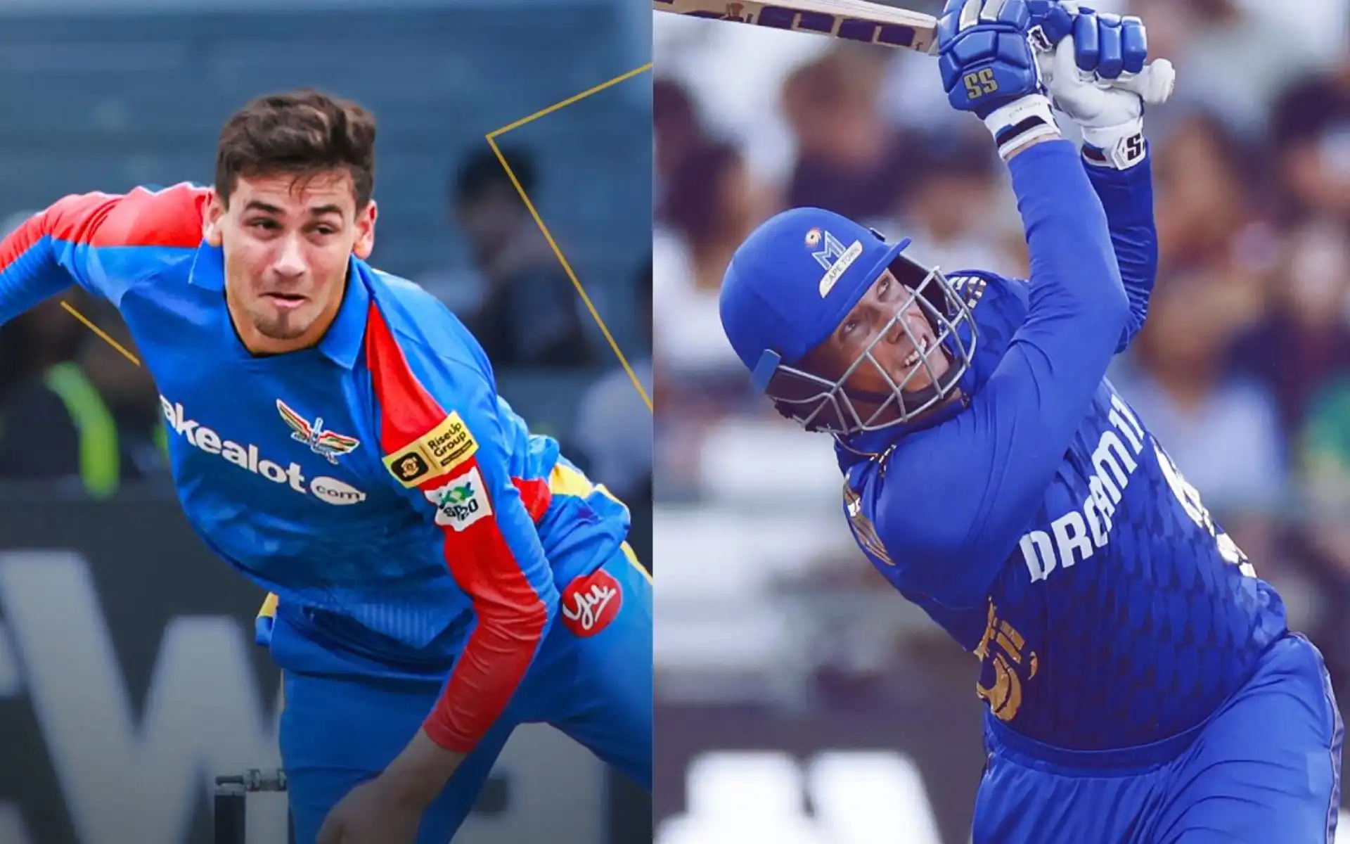 Noor Ahmad and Rassie van der Dussen are two of the top choices as fantasy captains [Source: @MICapeTown/X.com]