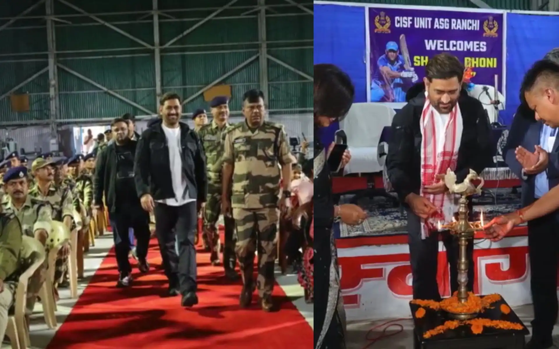 Captain Colonel! MS Dhoni Graces CISF Unit ASG Ranchi Inauguration Program