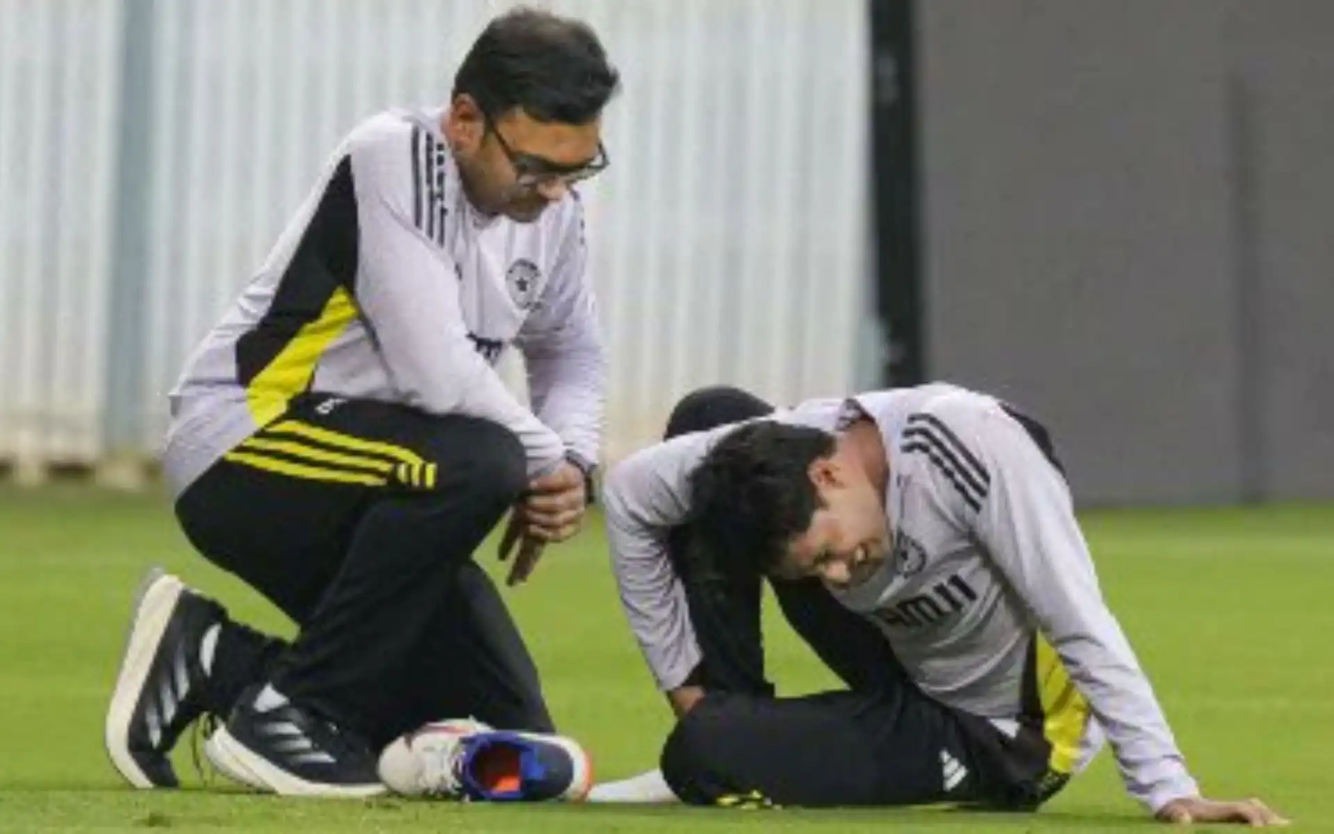 Abhishek Sharma twisted his ankle [Source: @CrazyCricDeep/X]