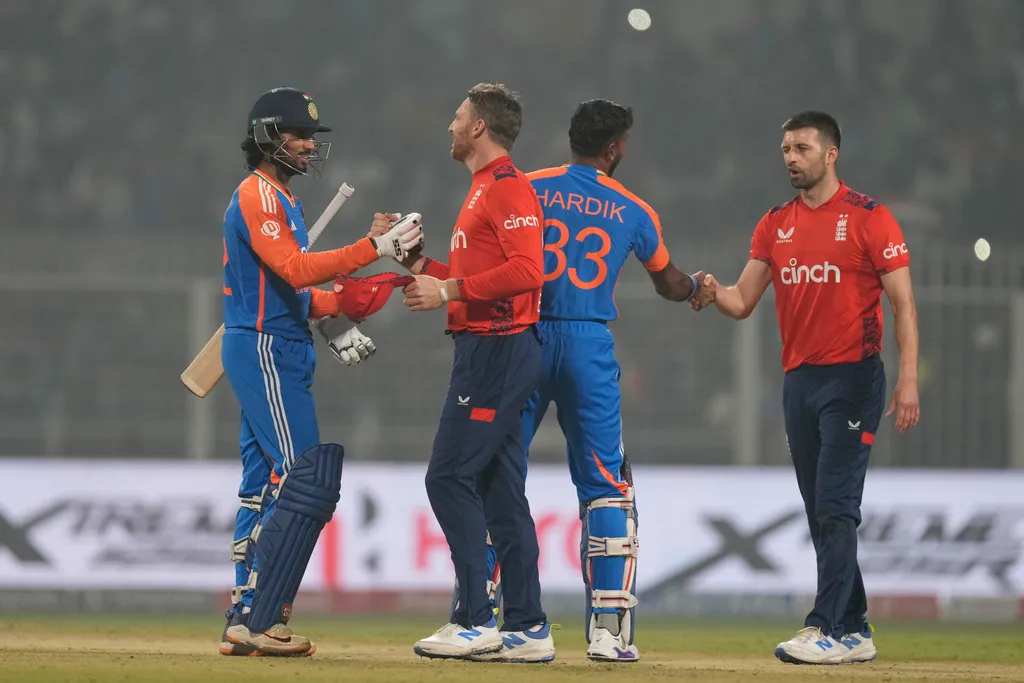 India won the first T20I by 7 wickets (Source: AP Photos)