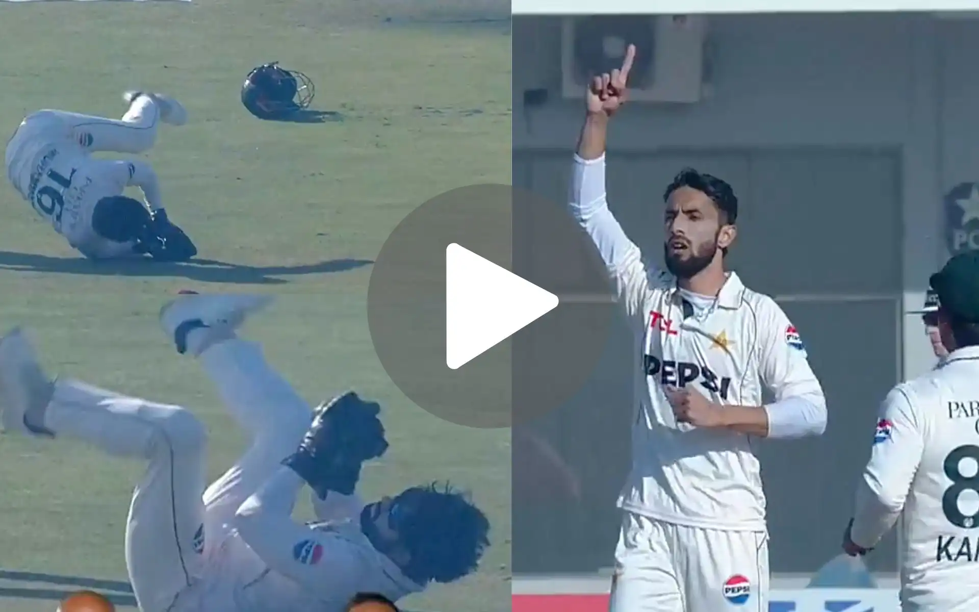 [Watch] Dream Debut For Kashif Ali! Draws First Wicket With Rizwan's Acrobatic Catch 