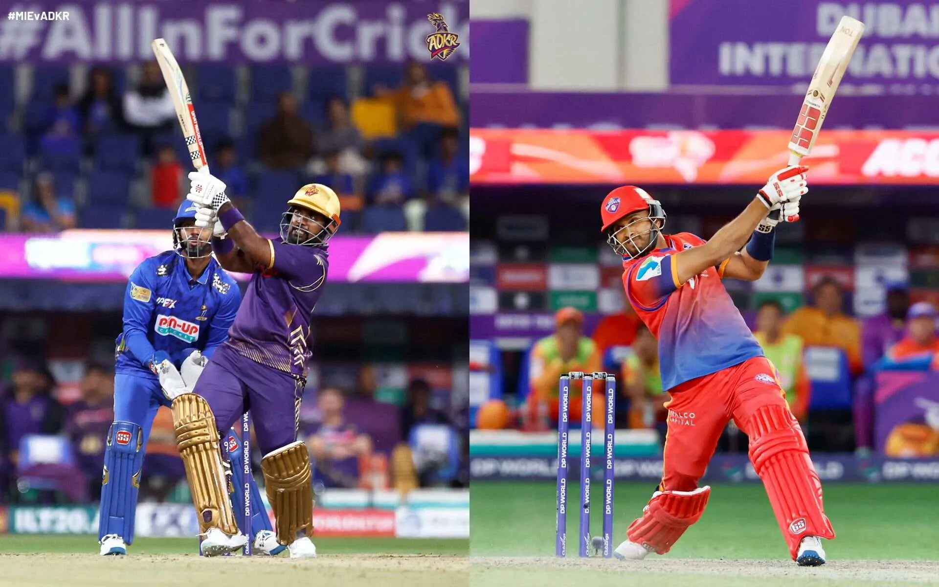 ADKR vs DC Match 20 Match Prediction (Source: @ADKRiders/x.com, @Dubai_Capitals/x.com)