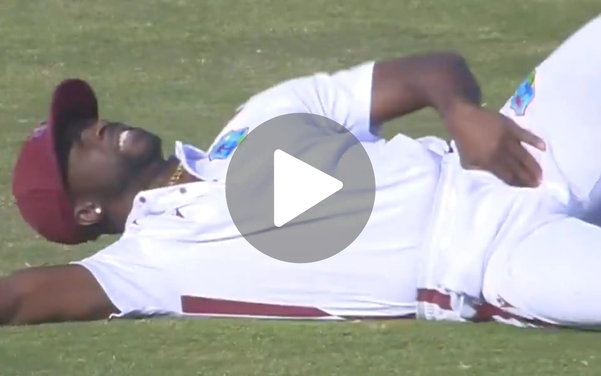 [Watch] WI Star Cries In Anxiety After Unbelievable Catch Of Saud Shakeel