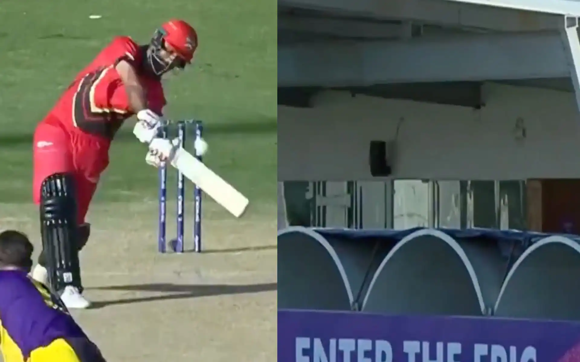 Fakhar Zaman smashed six out of Sharjah (Source:@ilt20onzee/X.com)