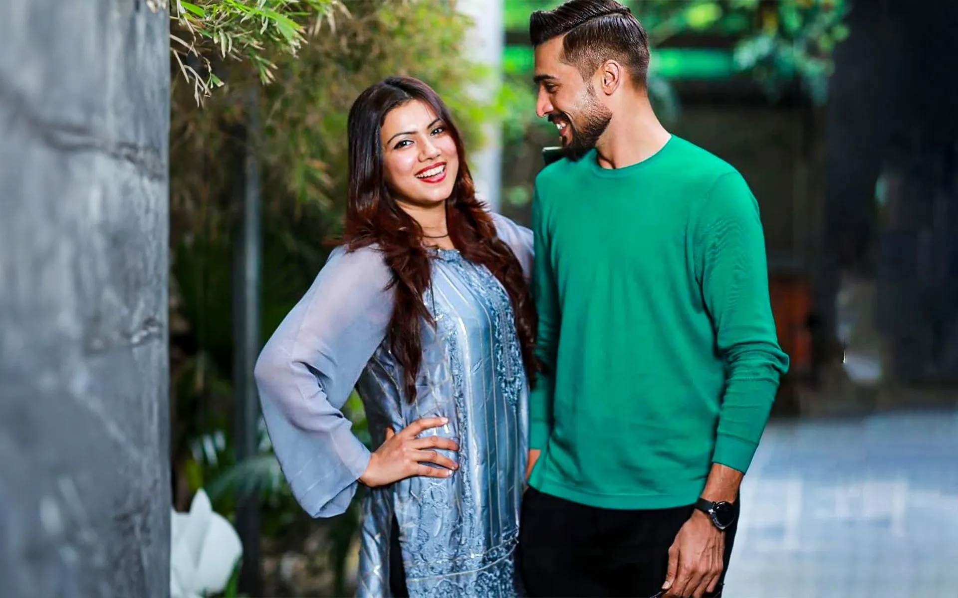 Mohammad Amir with his wife (Source:Instagram/X.com)