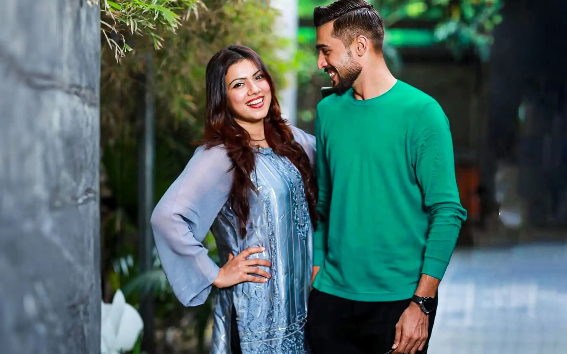 Mohammad Amir with his wife (Source:Instagram/X.com)