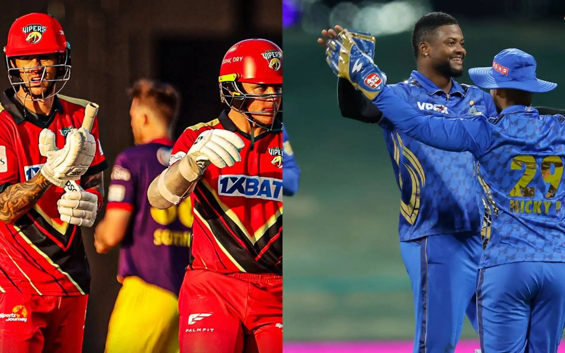 MI Emirates will take on Desert Vipers [Source: @MIEmirates, @TheDesertVipers/X]