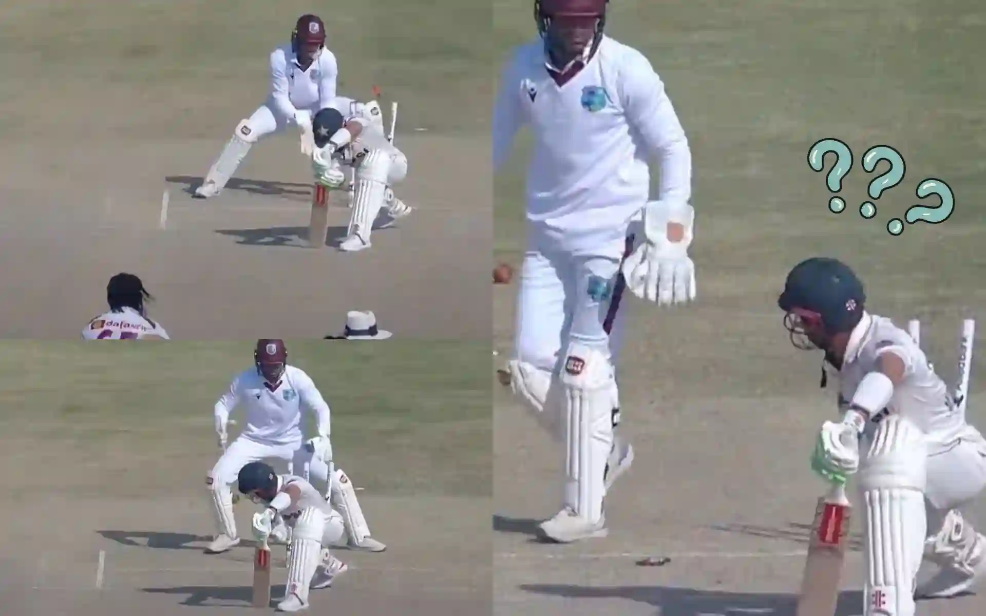 Rizwan was left clueless after his wicket (Source: @21OneTwo34/X.com)