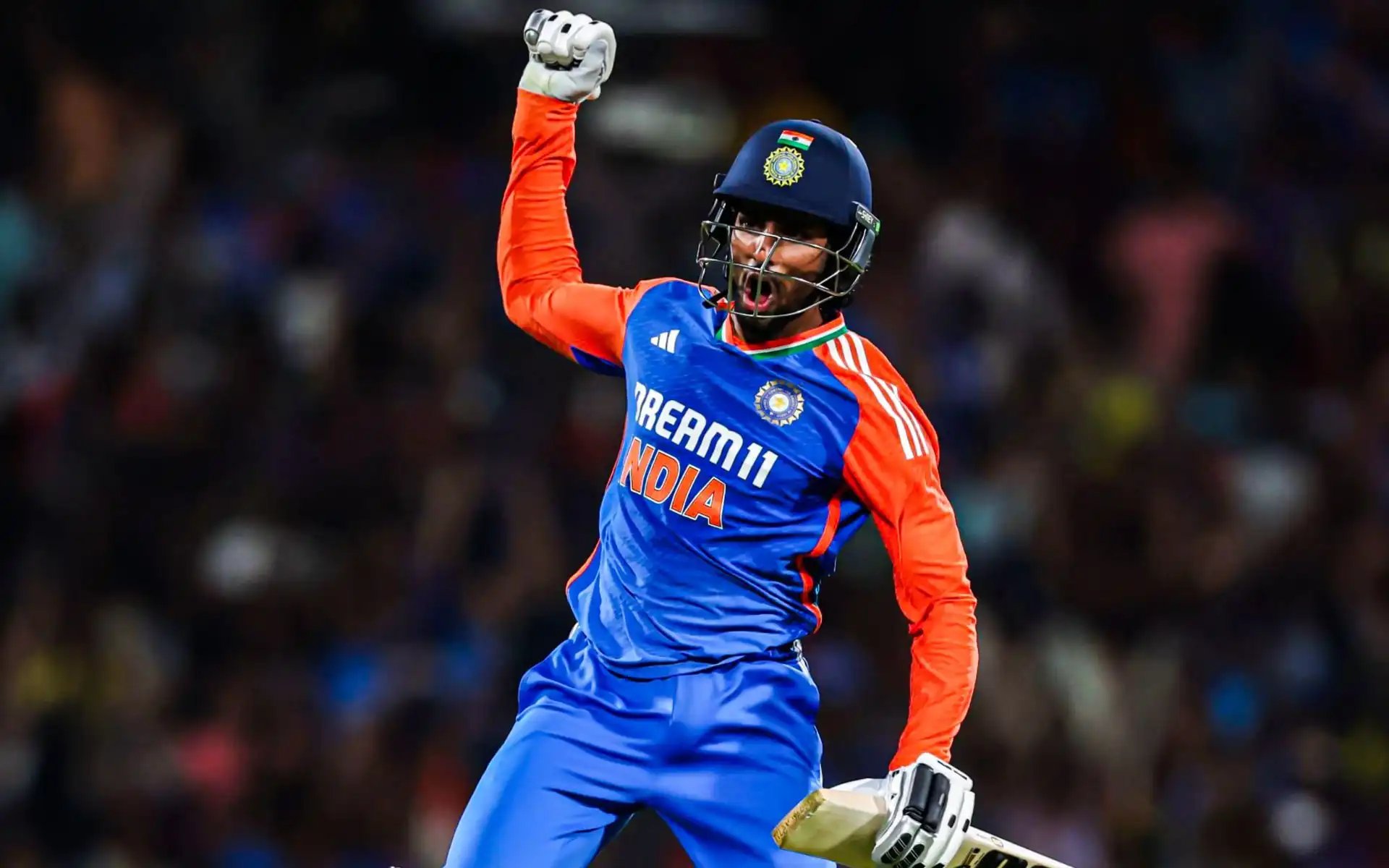 Tilak Varma played a scintillating match-winning knock against England in the 2nd T20I [Source: @mufaddal_vohra/X.com]