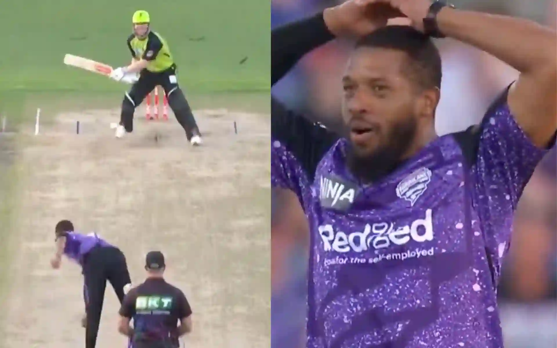 Warner's shot stuns Jordan [Source: @bbl/x.com]
