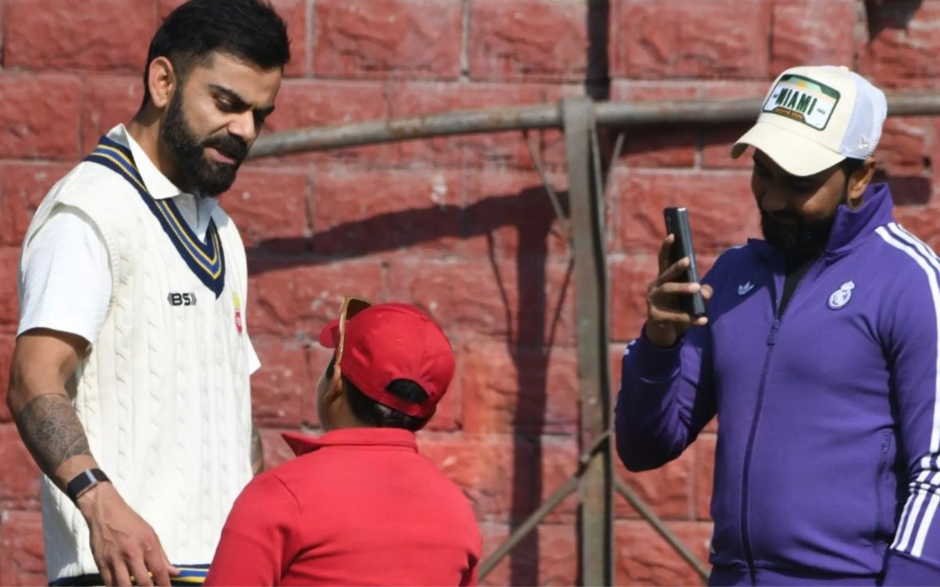 Virat Kohli With His Fan - ( Source: ScreenGrab)