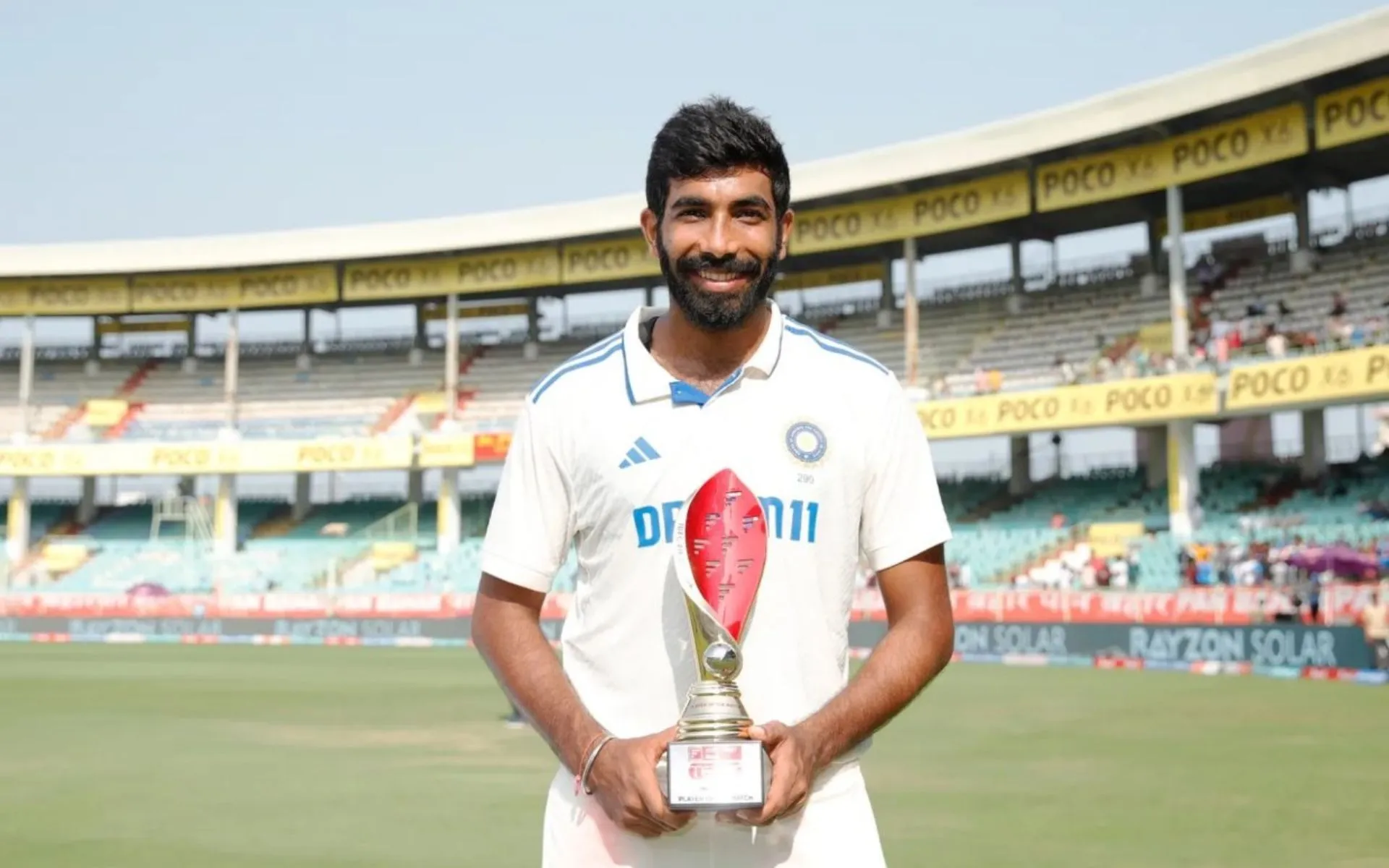 Jasprit Bumrah Won The ICC  Cricketer Of The Year Award in 2024 (Source: @CricCrazyJohns/x.com)