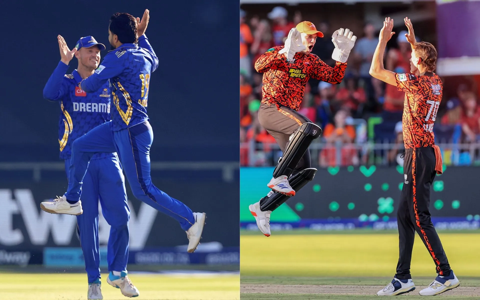 MI Cape Town vs SunRisers Eastern Cape (Source: @MICapeTown/X.com, @SunrisersEC/X.com)