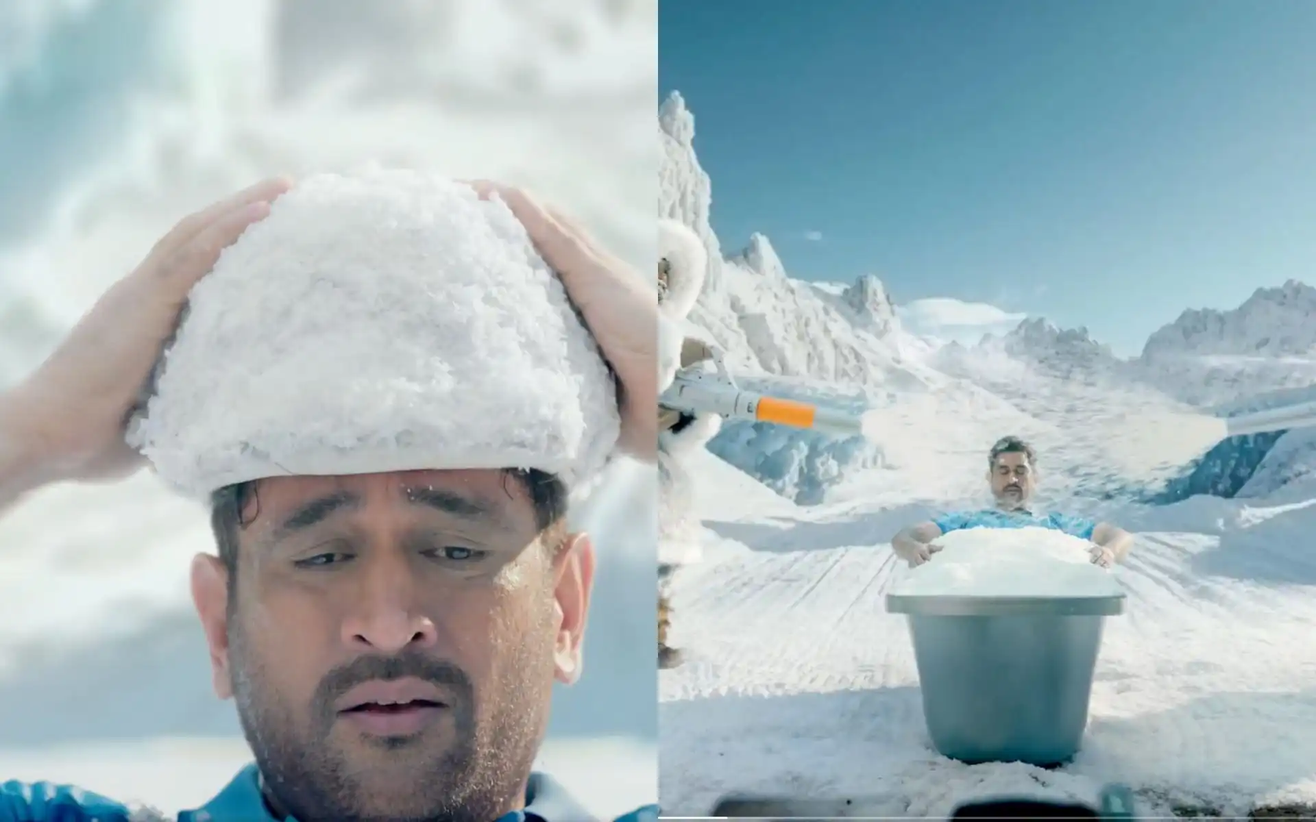 [Watch] MS Dhoni Battles Heat In Unique Promo For ICC Champions Trophy
