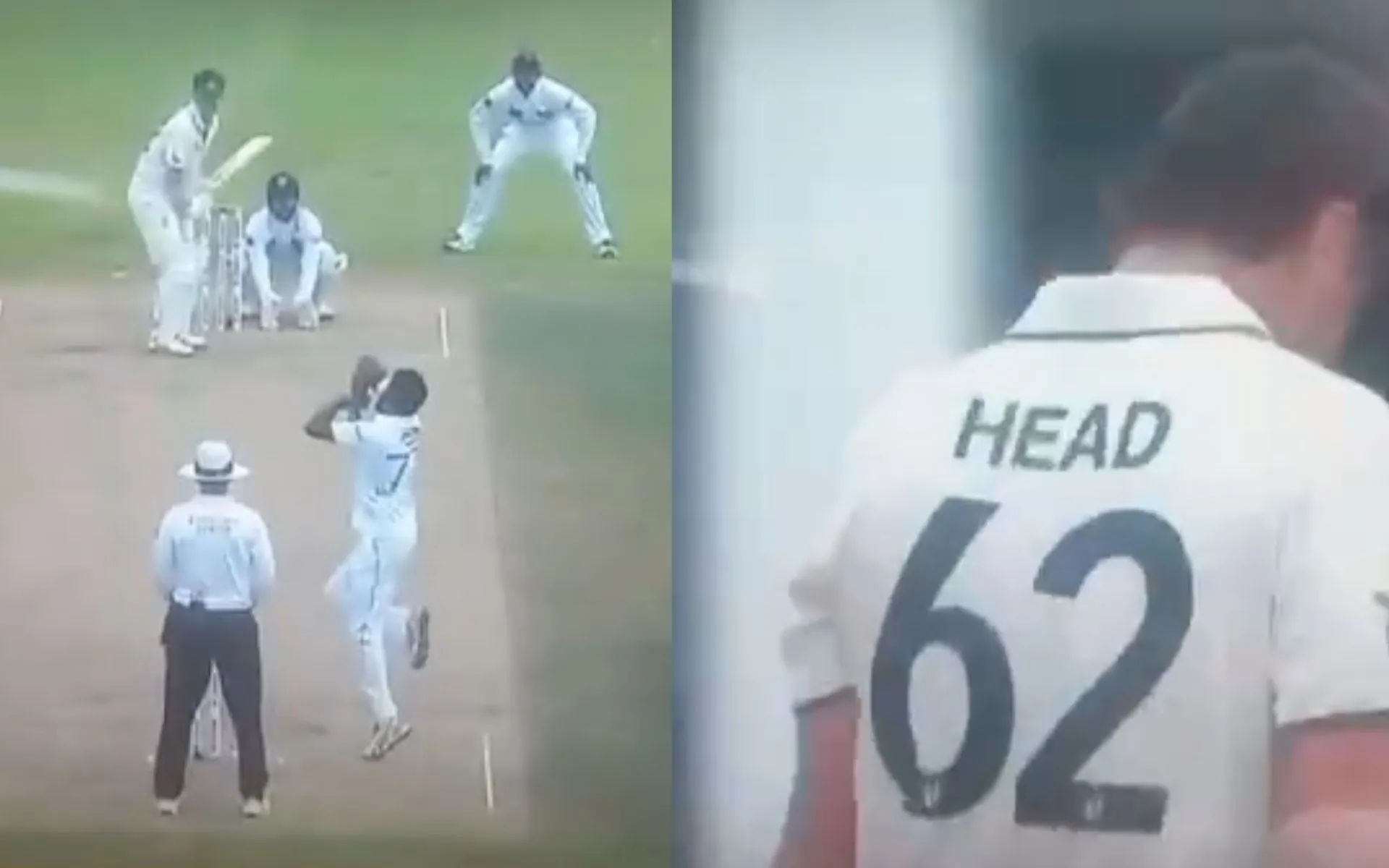 Head Wicket- (Source:@ScreenGrab)