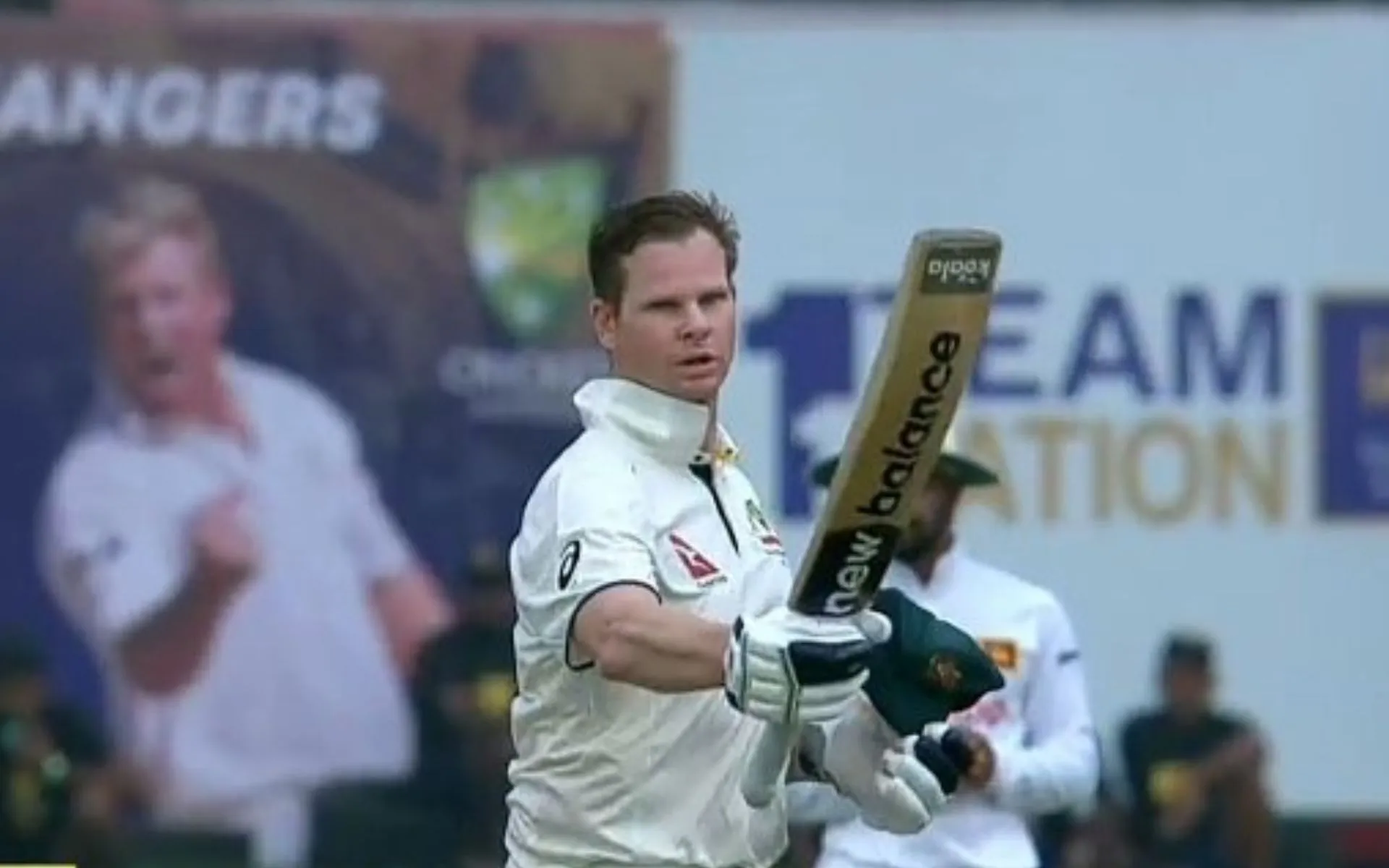 Steve Smith Century - (Source:@TenSports/X.com)