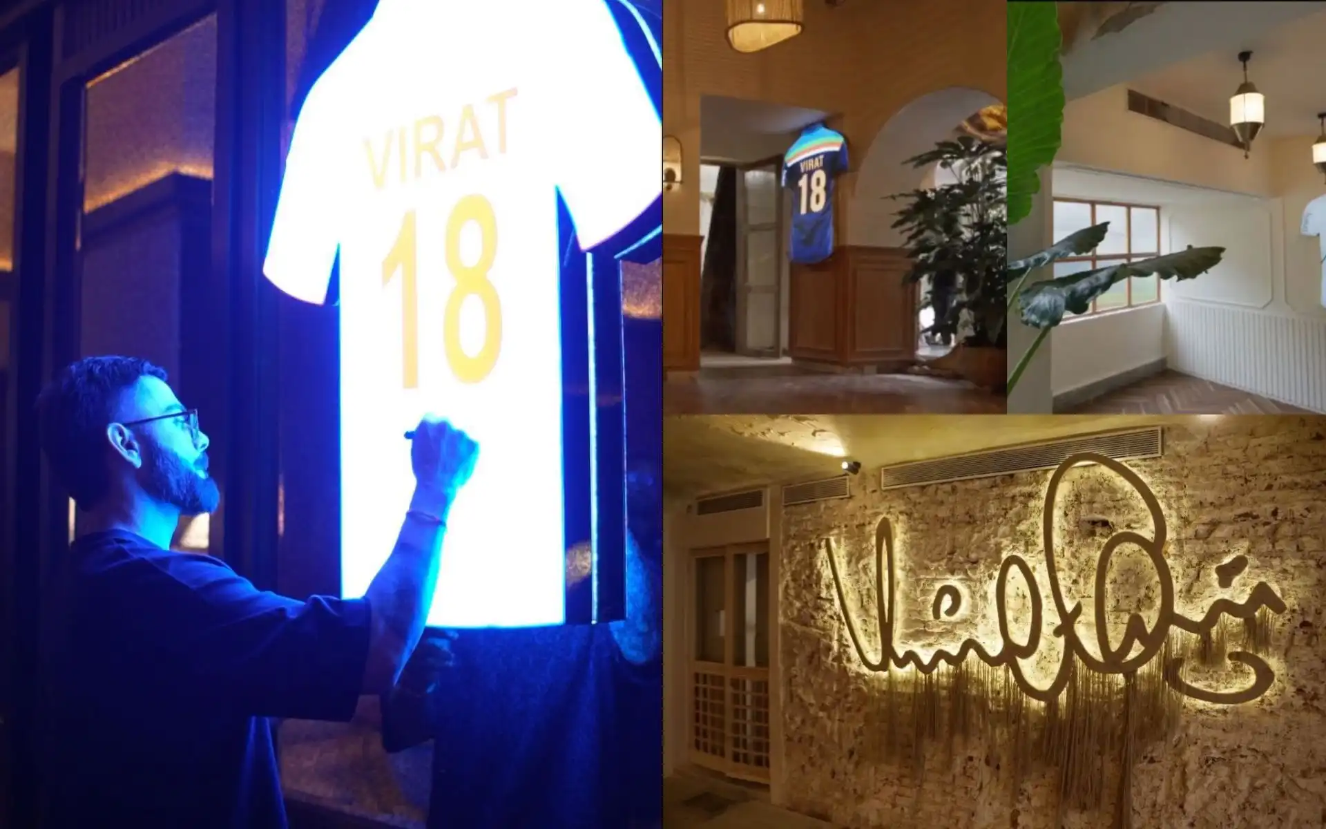 Virat Kohli's restaurant (Source:@ BluntIndianGal,x.com)