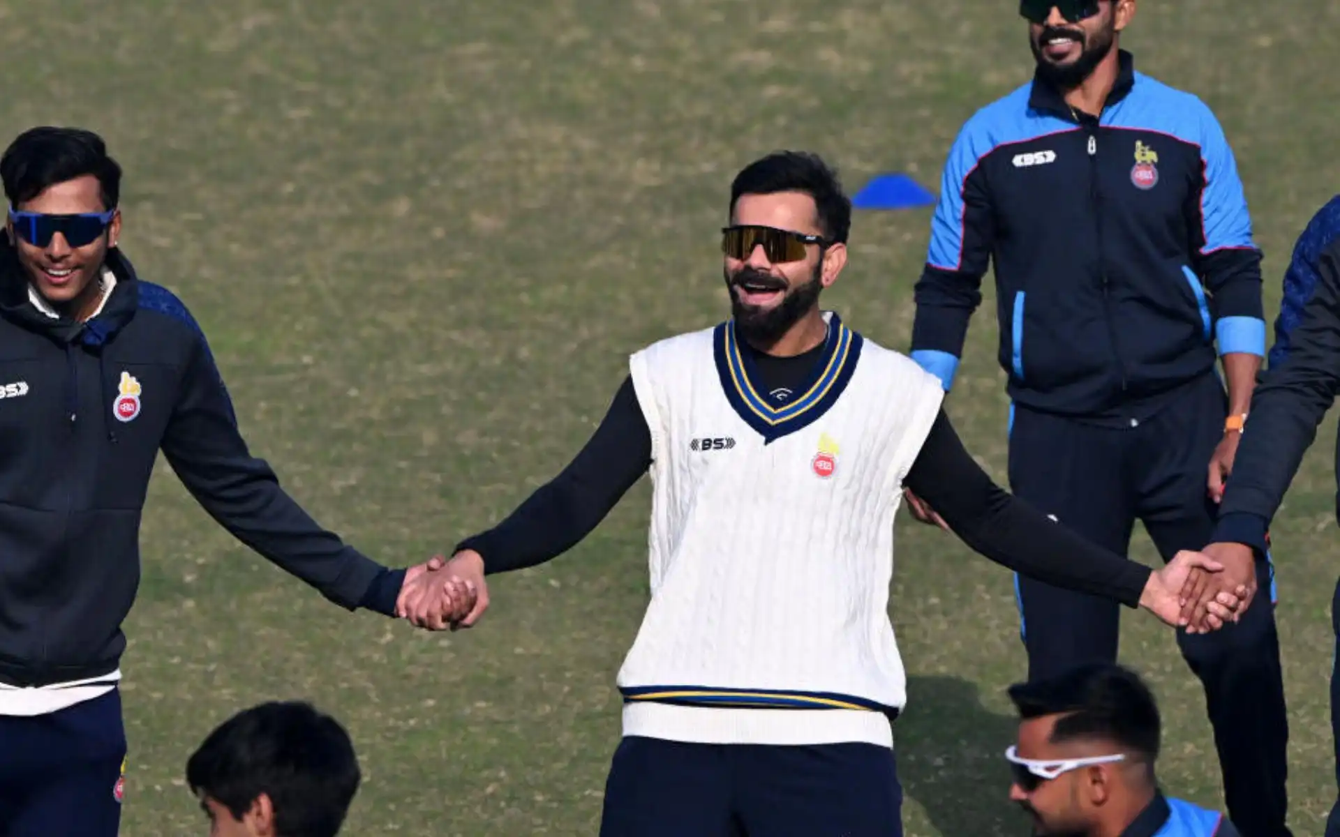 Virat Kohli during practice ahead of Ranji game (Source:@katyxkohli17/X.com)