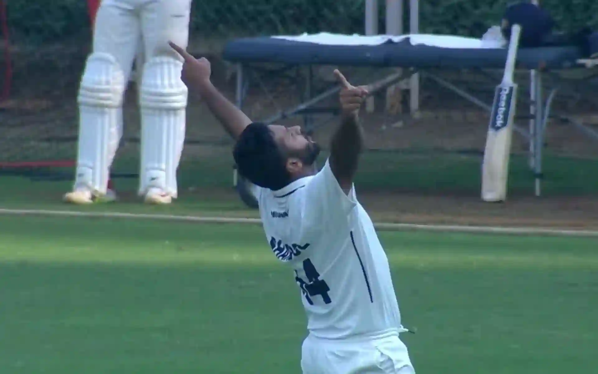Shardul Thakur takes a hat-trick [Source: @CricCrazySherry/X.com]