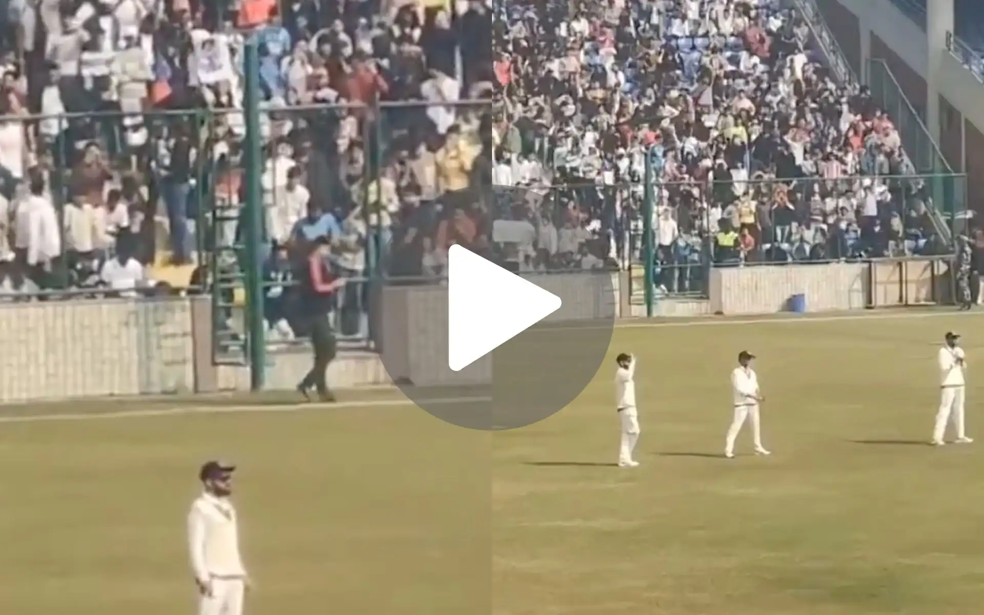 [Watch] Fans Want Kohli To Bowl At Arun Jaitley Stadium; Chants Erupt On Star's Ranji Comeback 